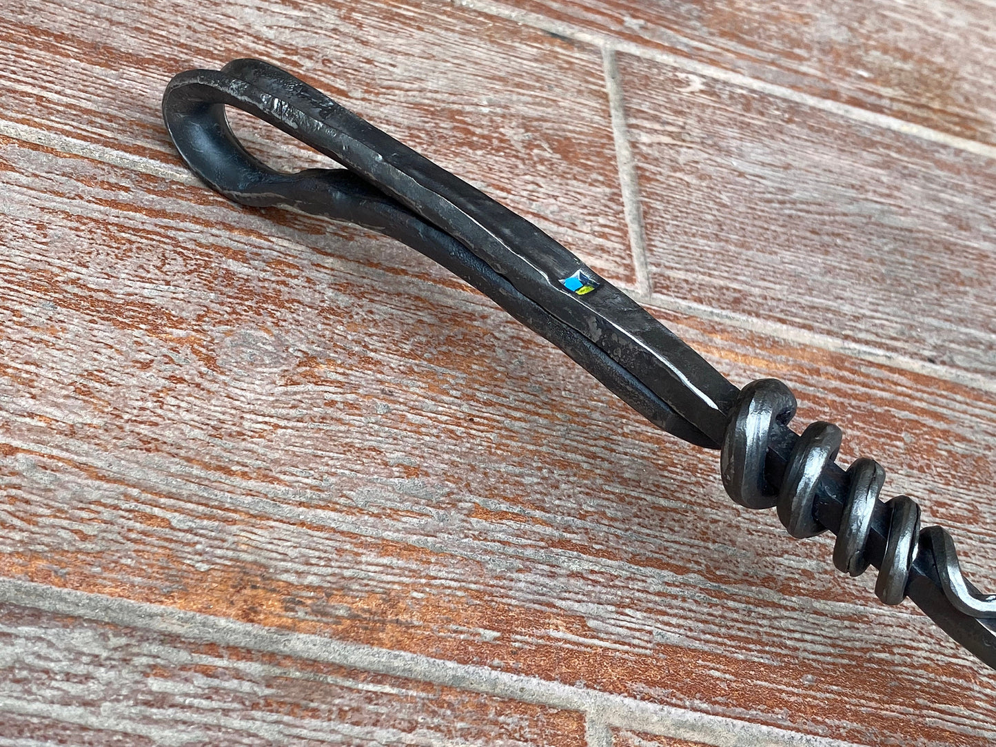 Shoehorn, anniversary, shoe horn, blacksmith, entryway decor, shoe accessories, iron gift, steel gift, personalized gift, 6th anniversary