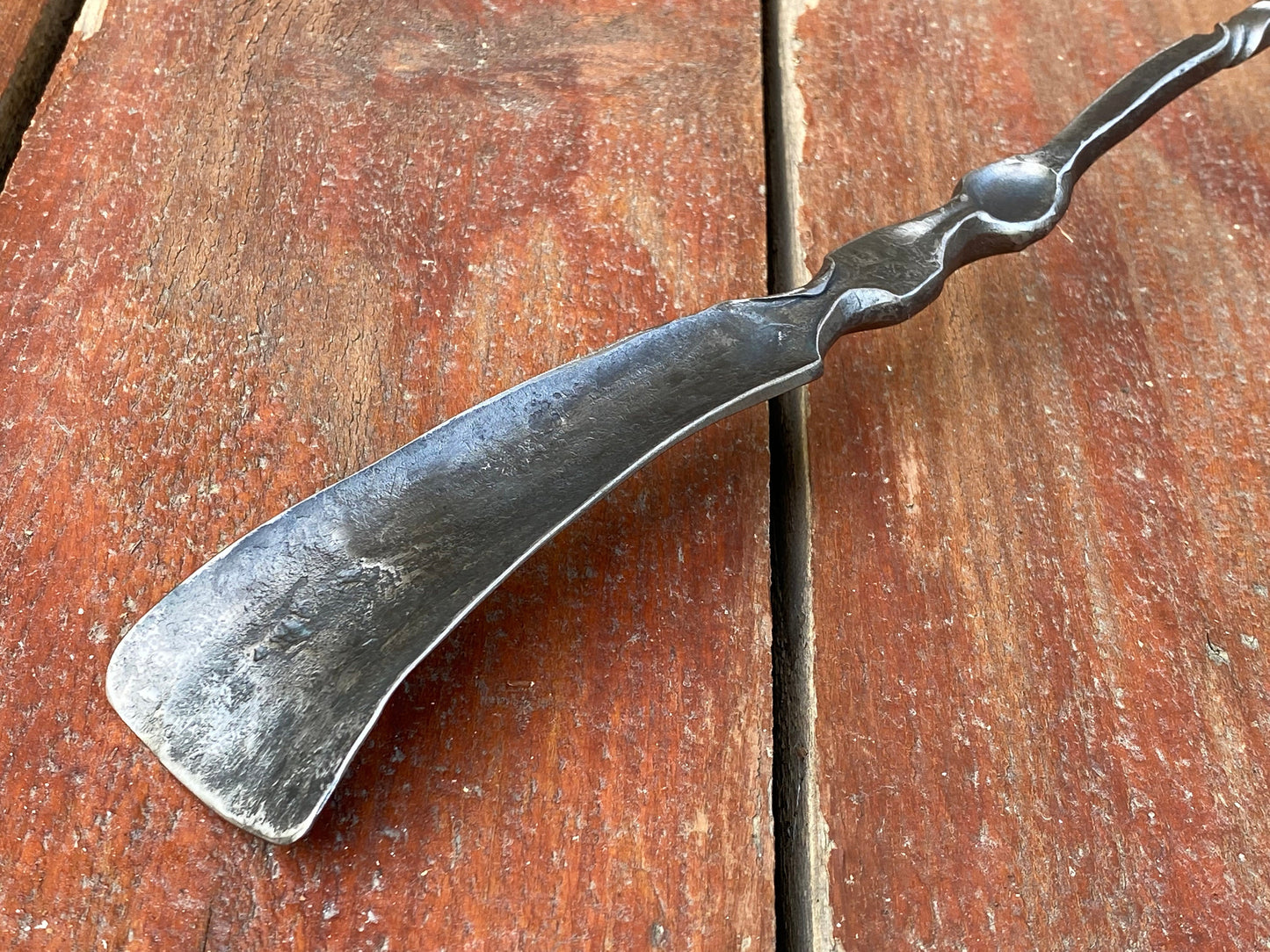 Shoehorn, anniversary, shoe horn, blacksmith, entryway decor, shoe accessories, iron gift, steel gift, personalized gift, 6th anniversary