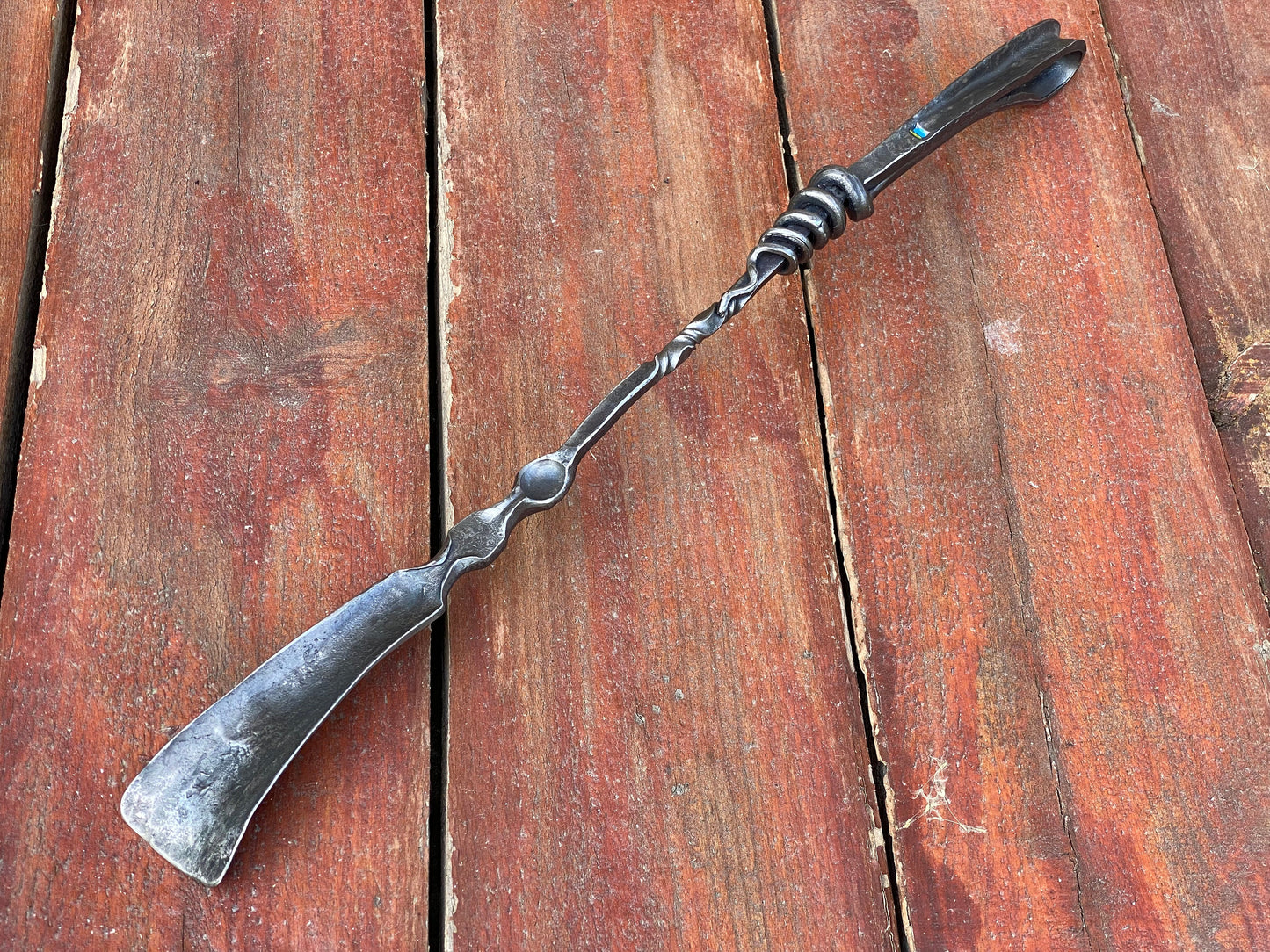 Shoehorn, anniversary, shoe horn, blacksmith, entryway decor, shoe accessories, iron gift, steel gift, personalized gift, 6th anniversary
