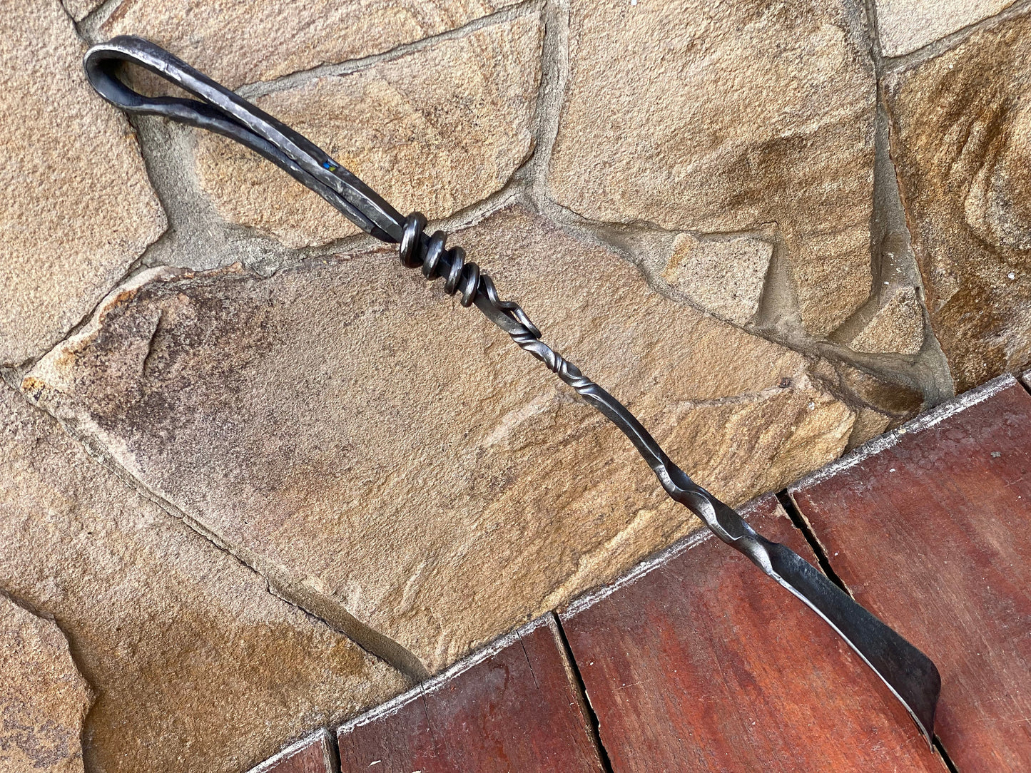 Shoehorn, anniversary, shoe horn, blacksmith, entryway decor, shoe accessories, iron gift, steel gift, personalized gift, 6th anniversary