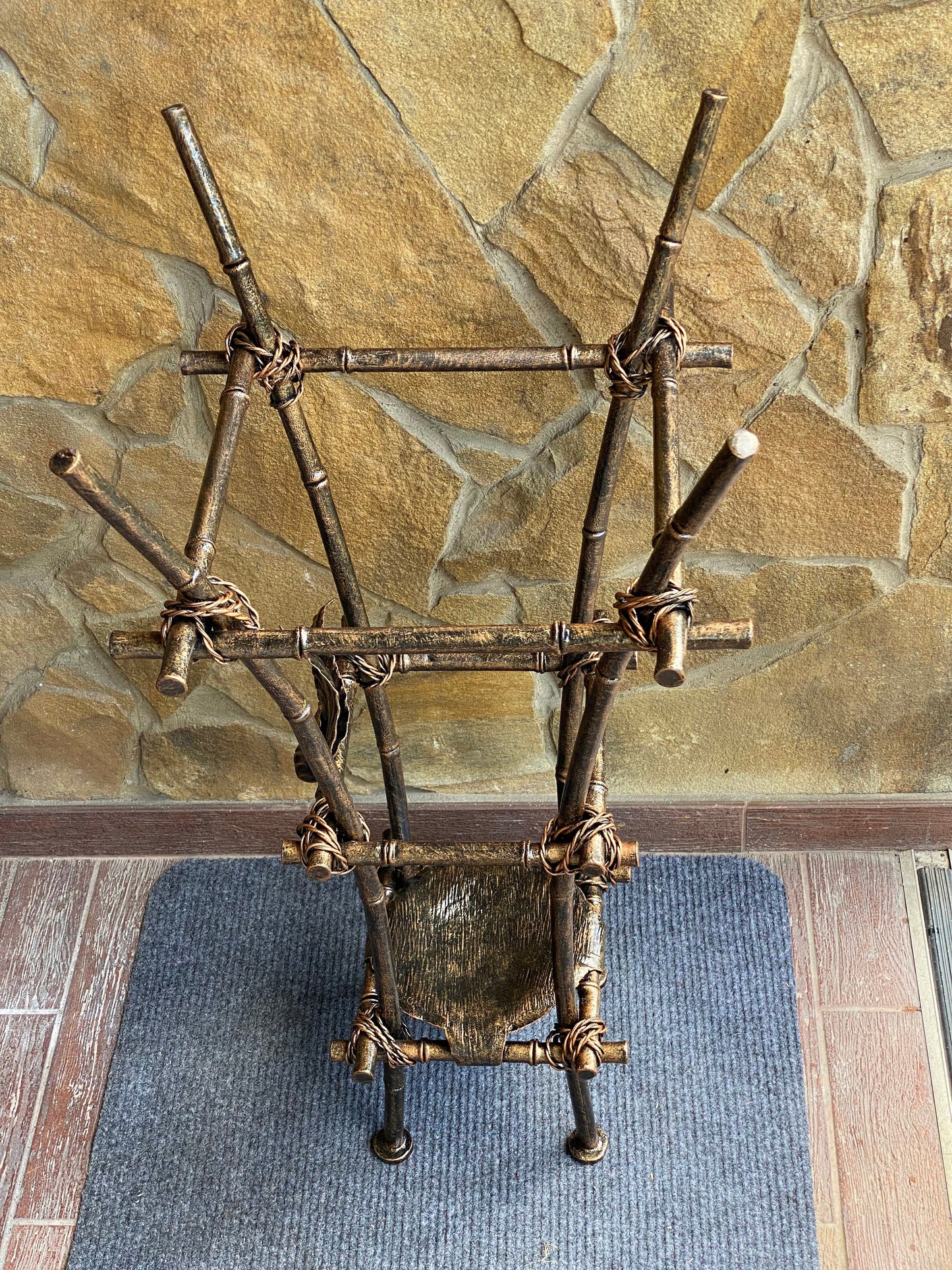 Walking cane holder stick holder birthday anniversary Christmas iron gift steel gift