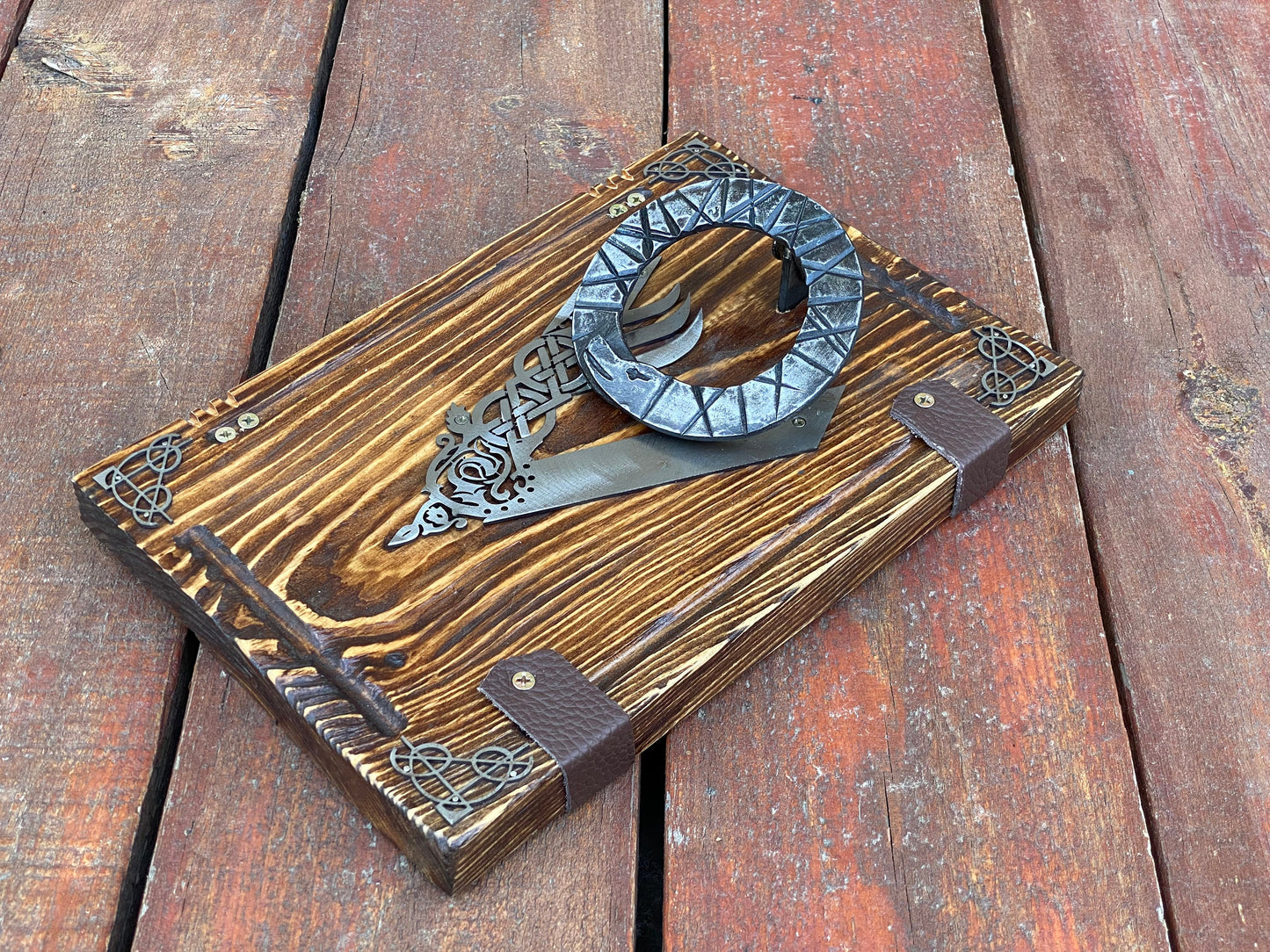 Hammer holder, hammer, viking hammer, mens gift, viking, wooden gift, birthday, Christmas, anniversary, iron gift, steel gift, Fathers Day