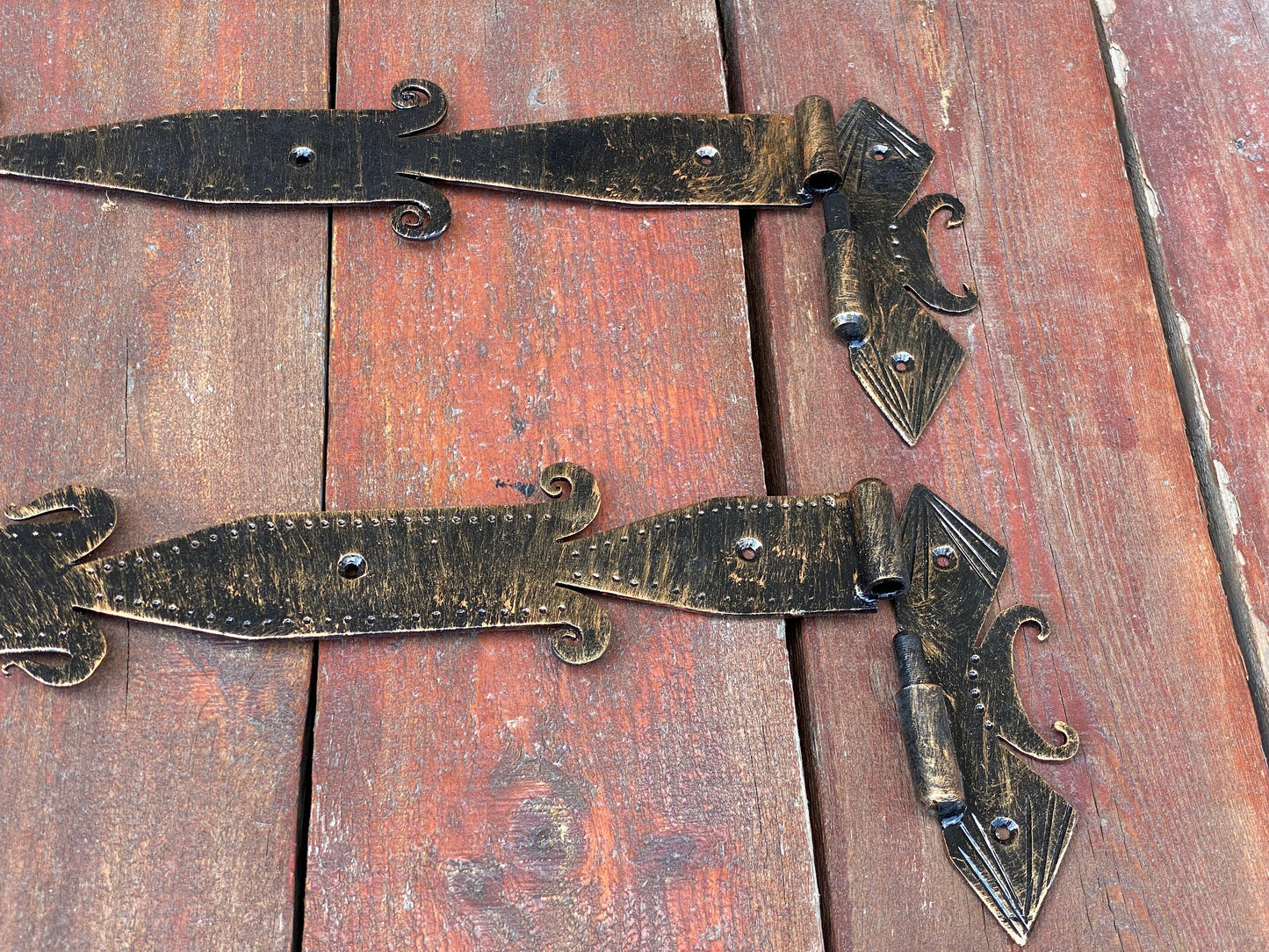 Hinge, latch, gate hardware, door hardware, door handle, blacksmith, medieval, garden, yard, Christmas, DIY, anniversary, midcentury, nail
