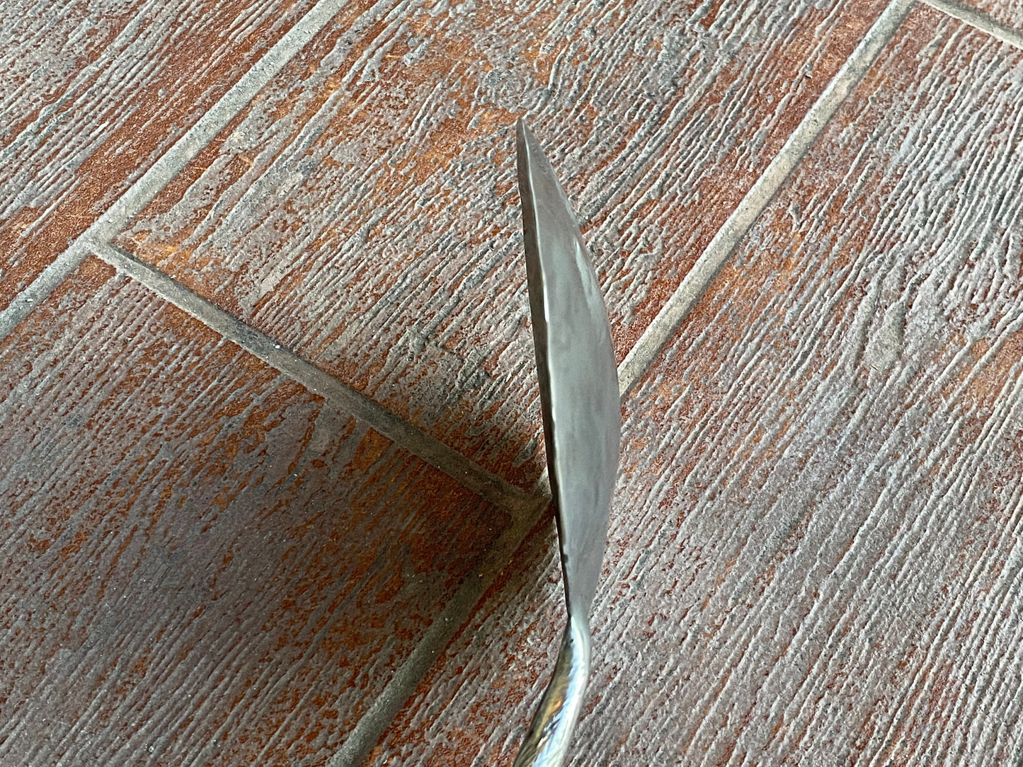 Paella spoon, paella skimmer spoon, spoon, cutlery, hand forged spoon, middle ages, BBQ gifts, flatware, Christmas, birthday, anniversary