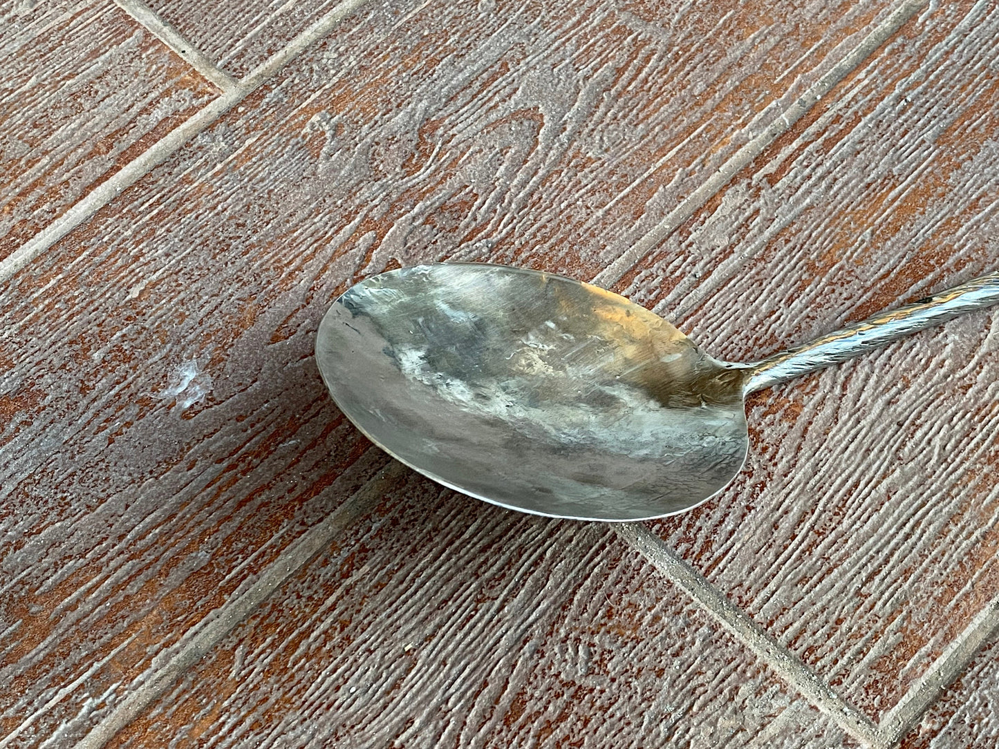 Paella spoon, paella skimmer spoon, spoon, cutlery, hand forged spoon, middle ages, BBQ gifts, flatware, Christmas, birthday, anniversary