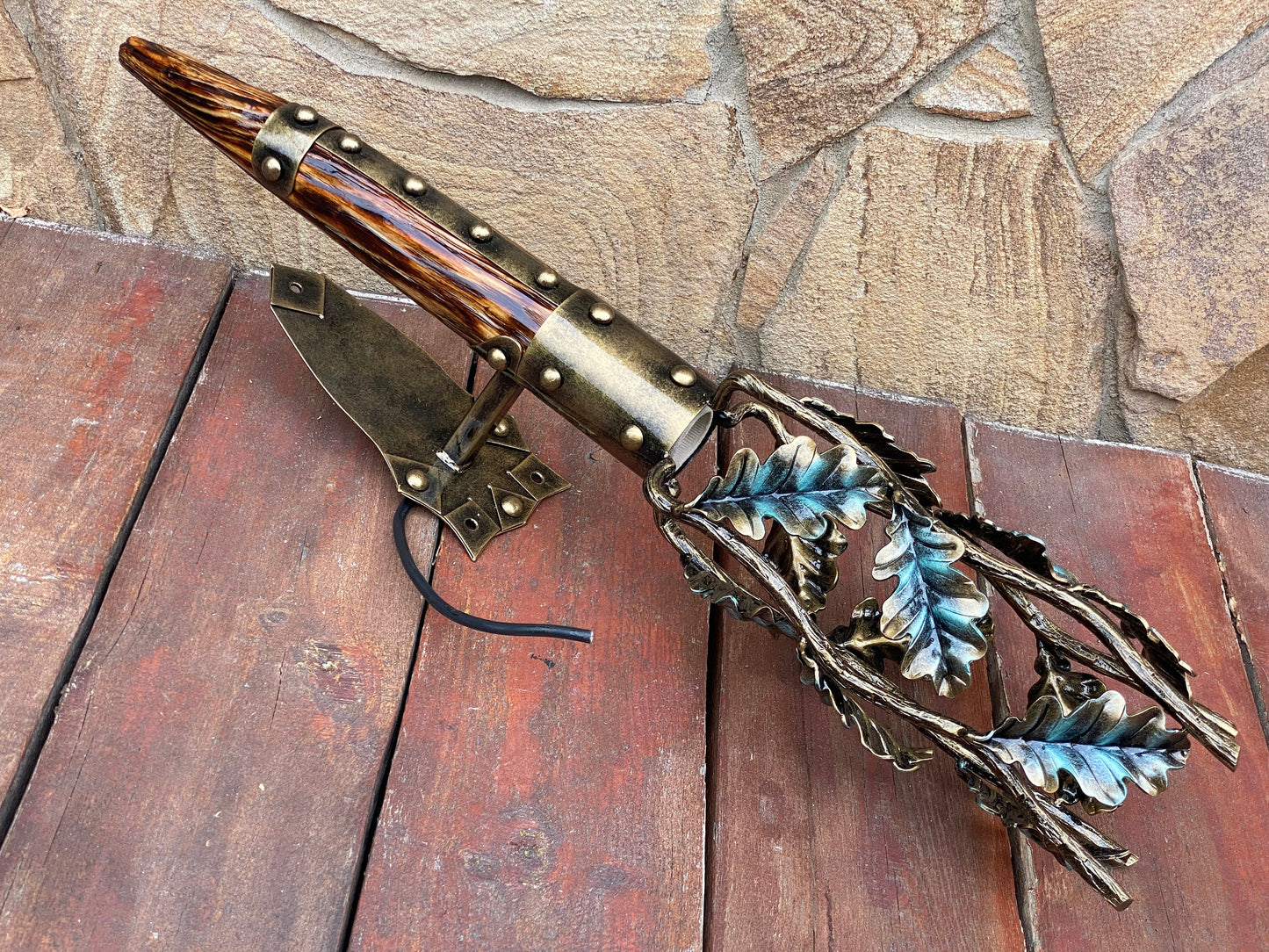 Wall sconce, viking lantern, medieval lantern, man cave, torch, castle, medieval light, Christmas, birthday, anniversary, mancave, viking