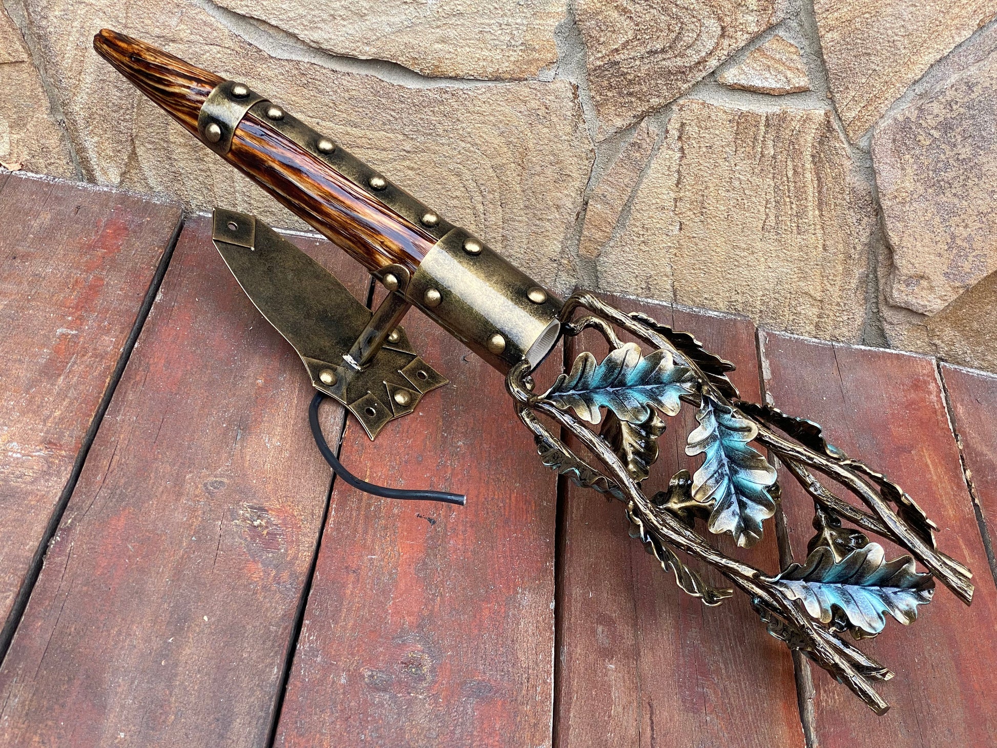 Wall sconce, viking lantern, medieval lantern, man cave, torch, castle, medieval light, Christmas, birthday, anniversary, mancave, viking