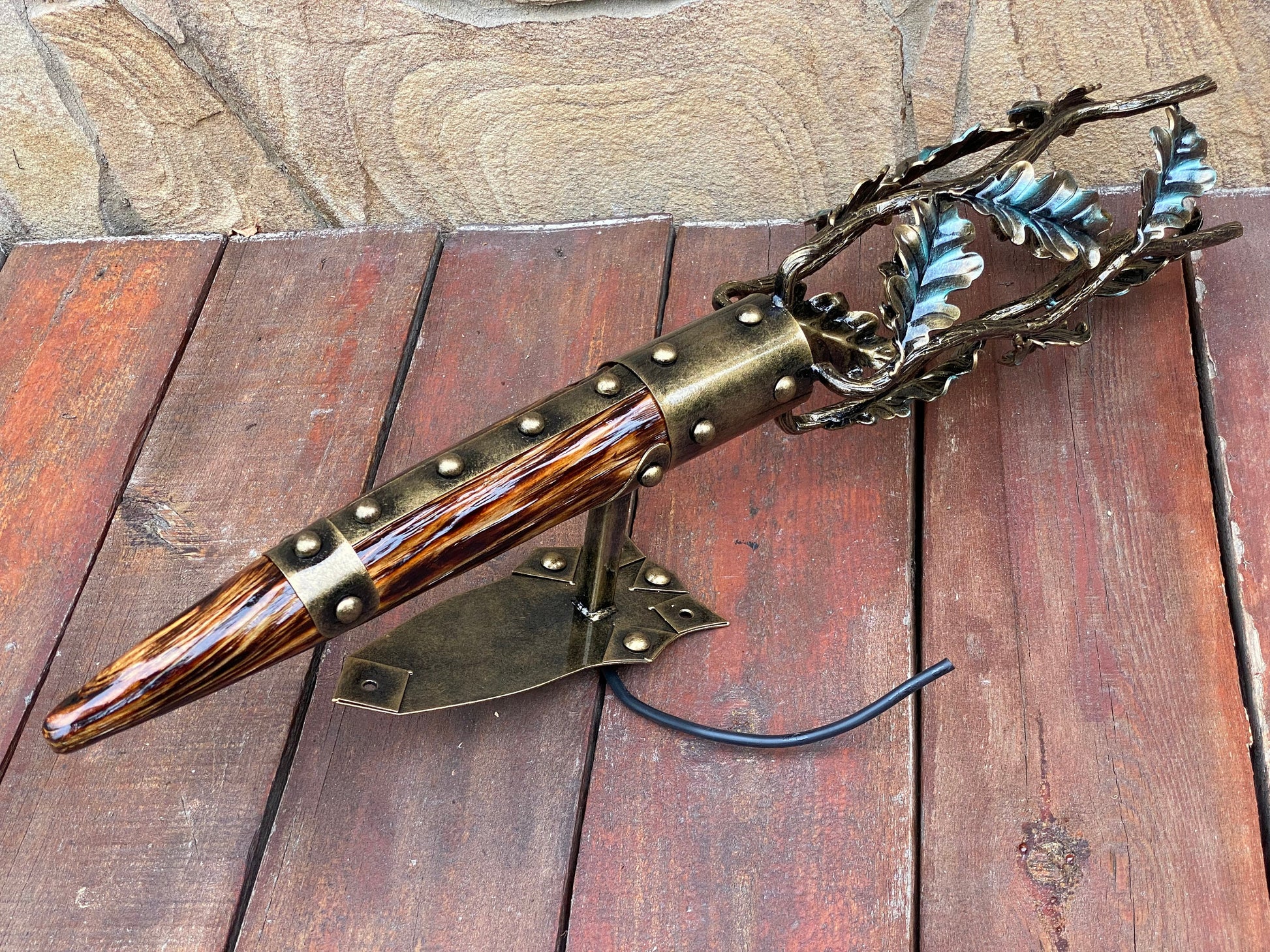 Wall sconce, viking lantern, medieval lantern, man cave, torch, castle, medieval light, Christmas, birthday, anniversary, mancave, viking