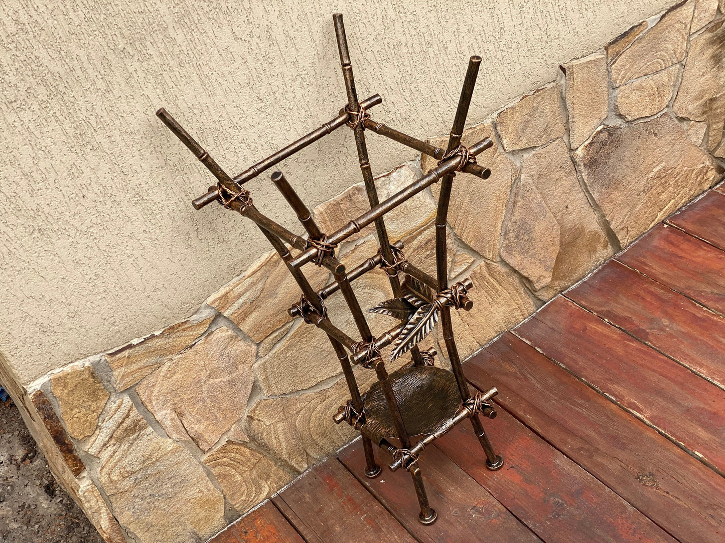 Walking cane holder stick holder birthday anniversary Christmas iron gift steel gift
