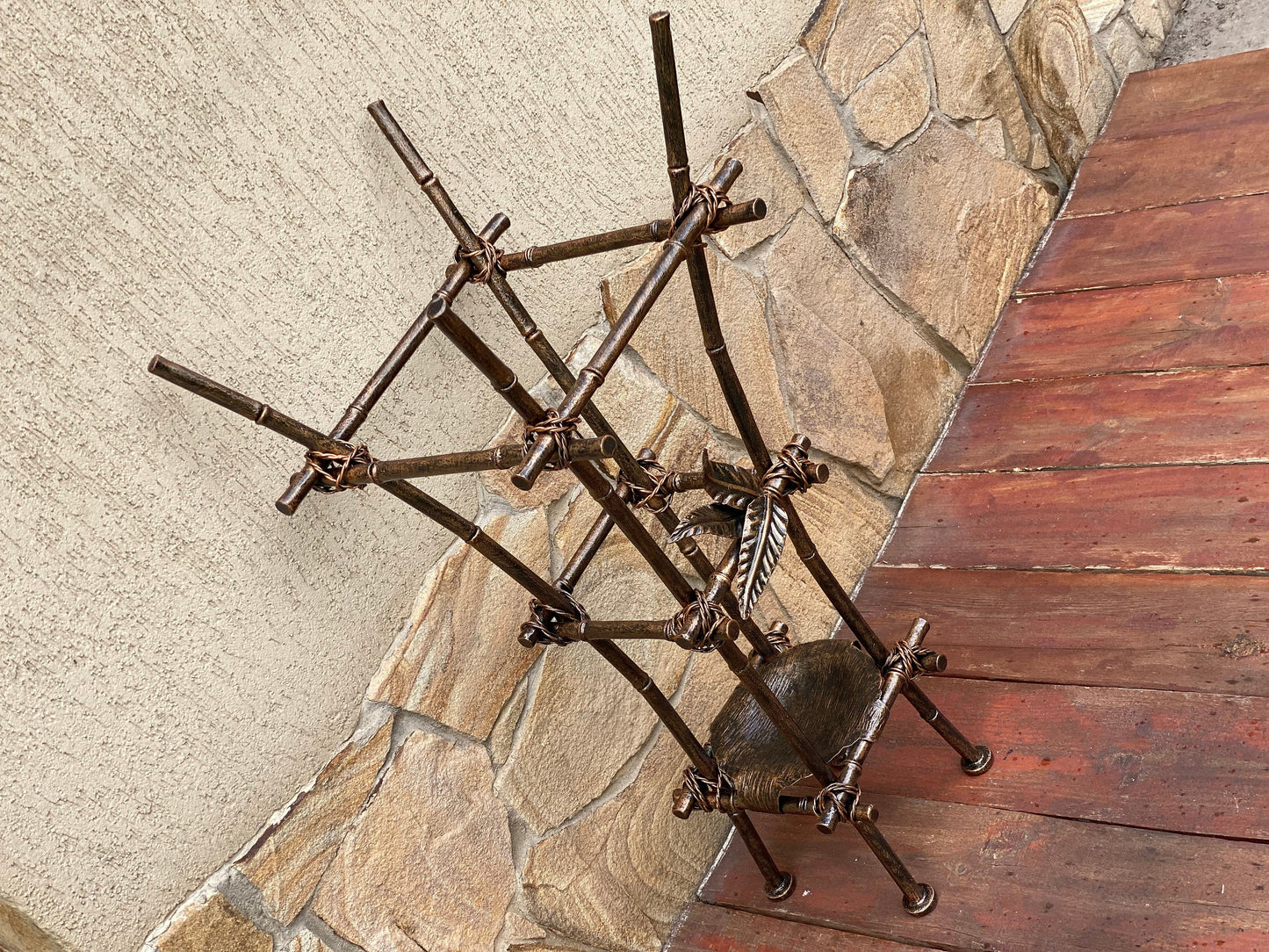 Walking cane holder stick holder birthday anniversary Christmas iron gift steel gift