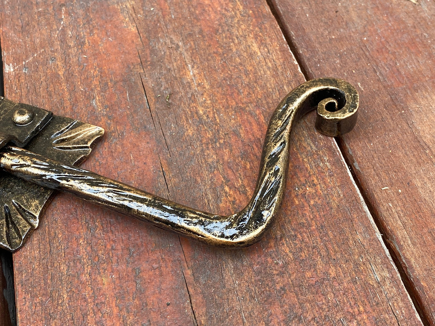 Latch, gate latch, iron gift, lock, barn door, hardware, garden, door handle, gate, hinges, birthday, wedding, Fathers day,forgedcommodities