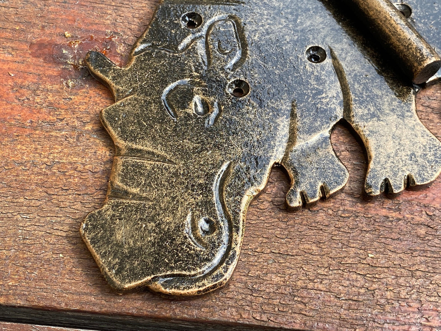 Animal hinge, strap hinge, hippo, safari, animal, hinge, door decor, gate,Christmas,DIY, birthday,anniversary,wedding,gate hinge,blacksmith