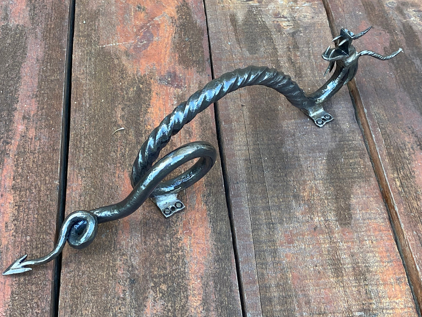 Dragon, door handle, door pull, medieval, viking, renovation, Christmas, birthday, castle, man cave, horn, barn, anniversary, Middle Ages