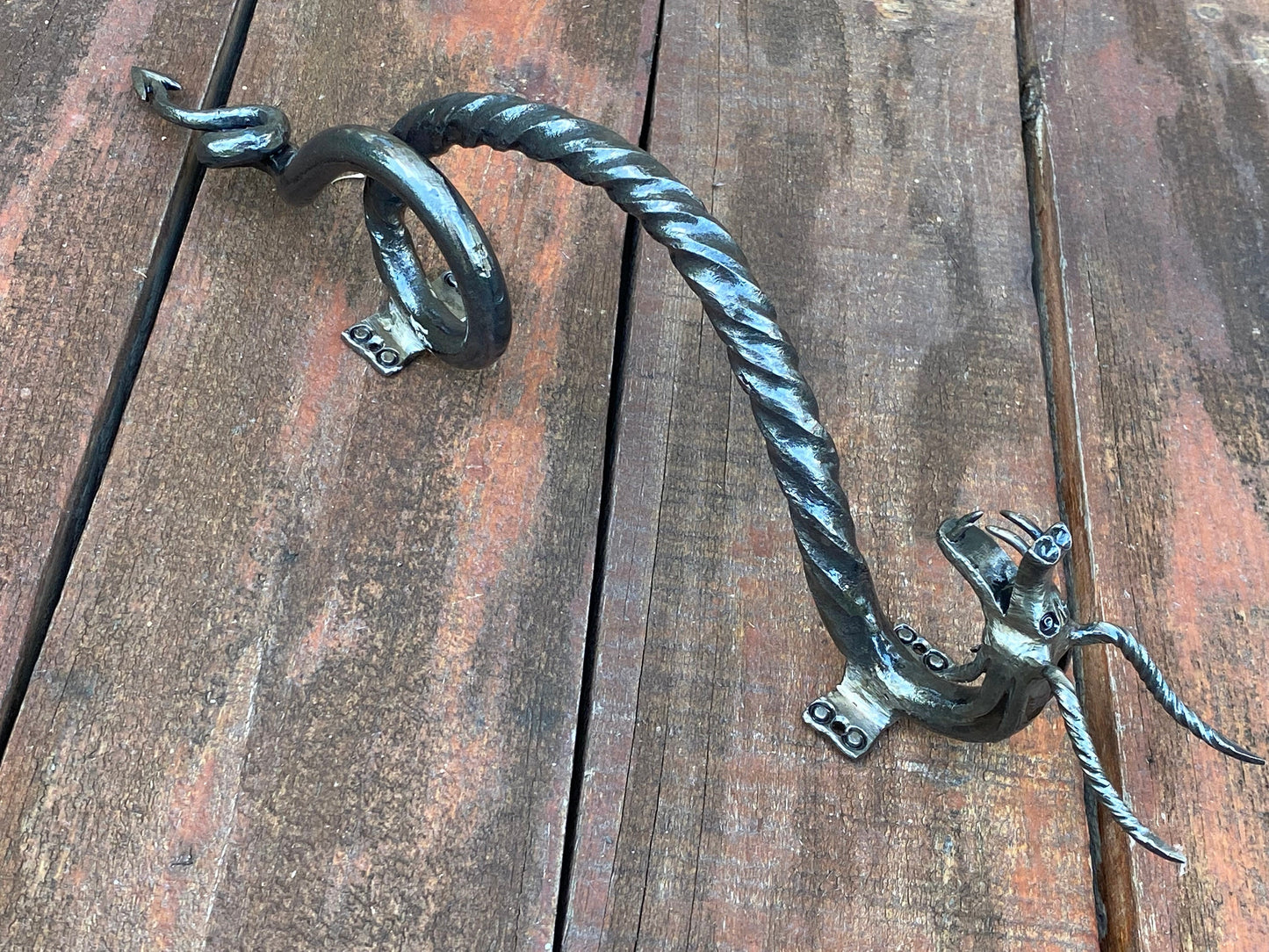 Dragon, door handle, door pull, medieval, viking, renovation, Christmas, birthday, castle, man cave, horn, barn, anniversary, Middle Ages