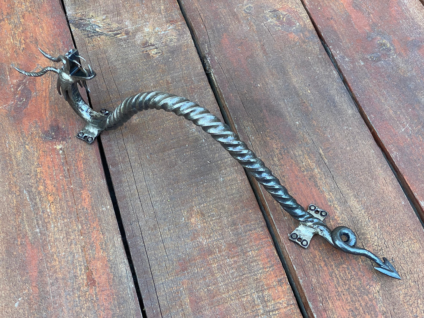 Dragon, medieval, door handle, door pull, viking, renovation, Christmas, birthday, castle, man cave, barn, anniversary, Middle Ages, cartoon