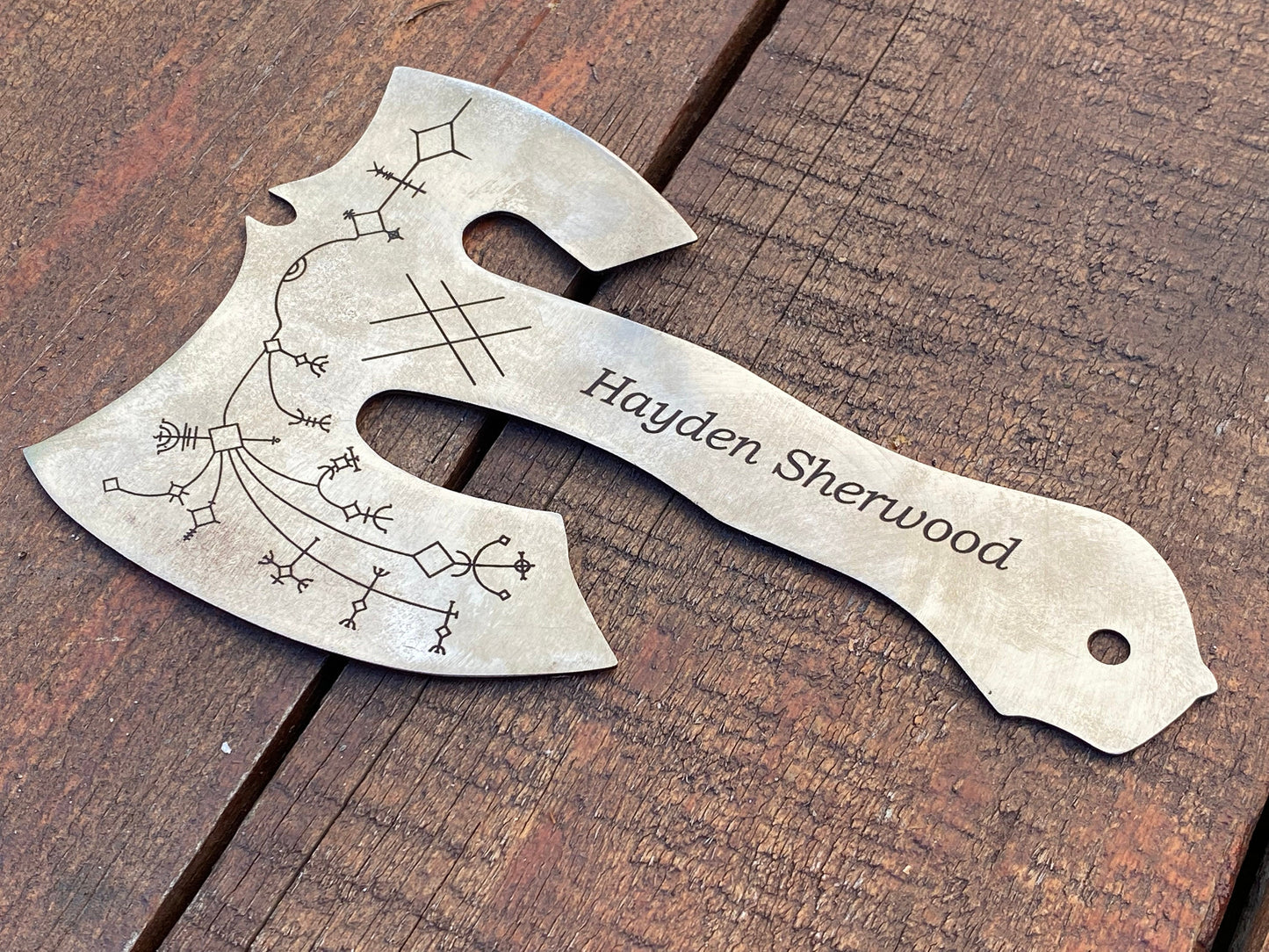 Bookmark, book mark, cosplay, cosplay axe, personalized bookmark, engraved bookmark, customized bookmark, book lover gift, anniversary, axe