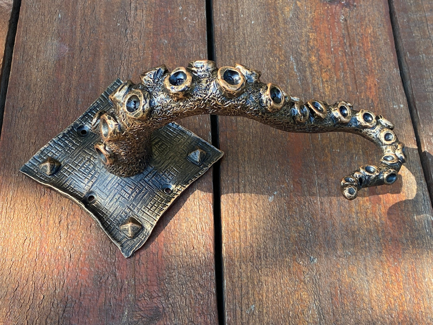 Octopus door handle, coastal decor, door handle, nautical gift, tentacle, ocean world, sea, pirate, underwater world, cartoon, children room