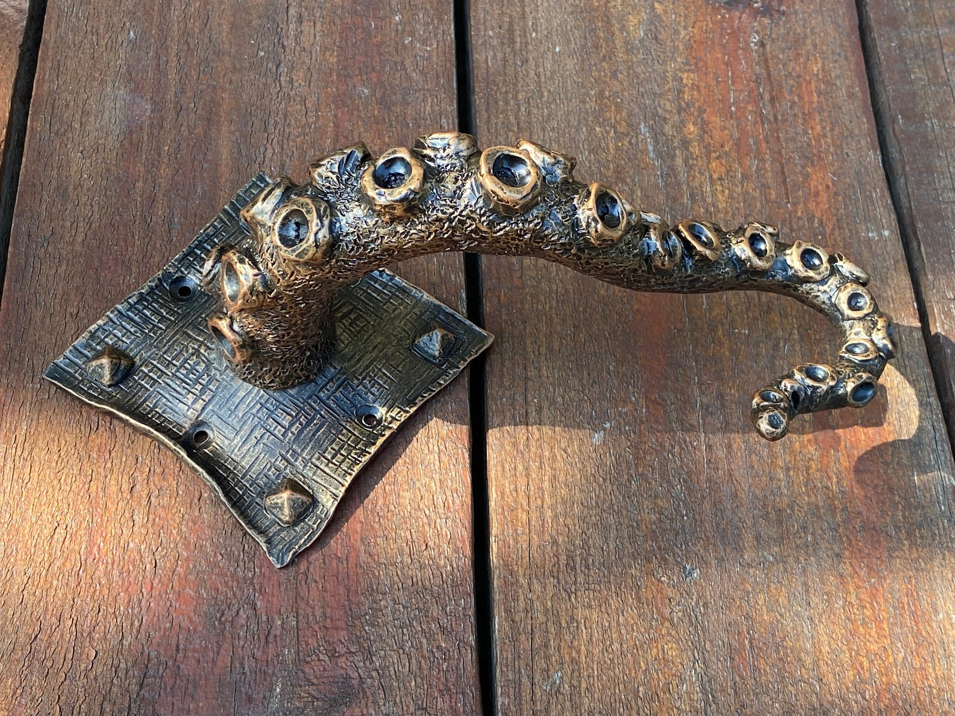 Octopus door handle, coastal decor, door handle, nautical gift, tentacle, ocean world, sea, pirate, underwater world, cartoon, children room