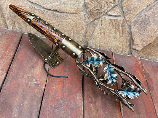 Wall sconce, viking lantern, medieval lantern, man cave, torch, castle, medieval light, Christmas, birthday, anniversary, mancave, viking
