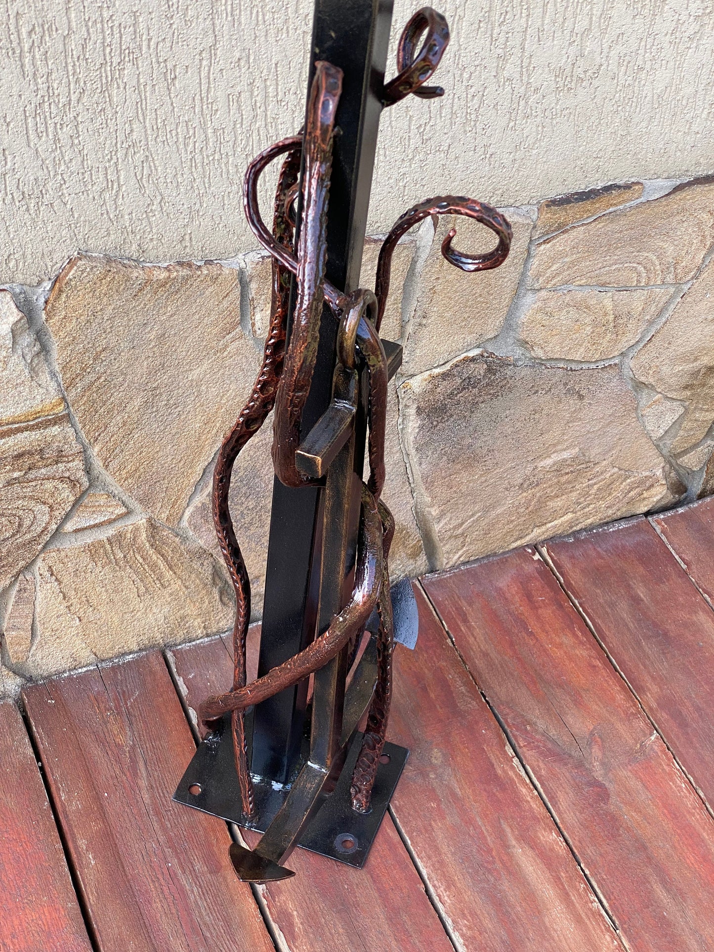 Stand, plant stand, holder, cake stand, tray, plant holder, shelf, display stand, octopus, tentacle, anchor, iron gift, 6th anniversary