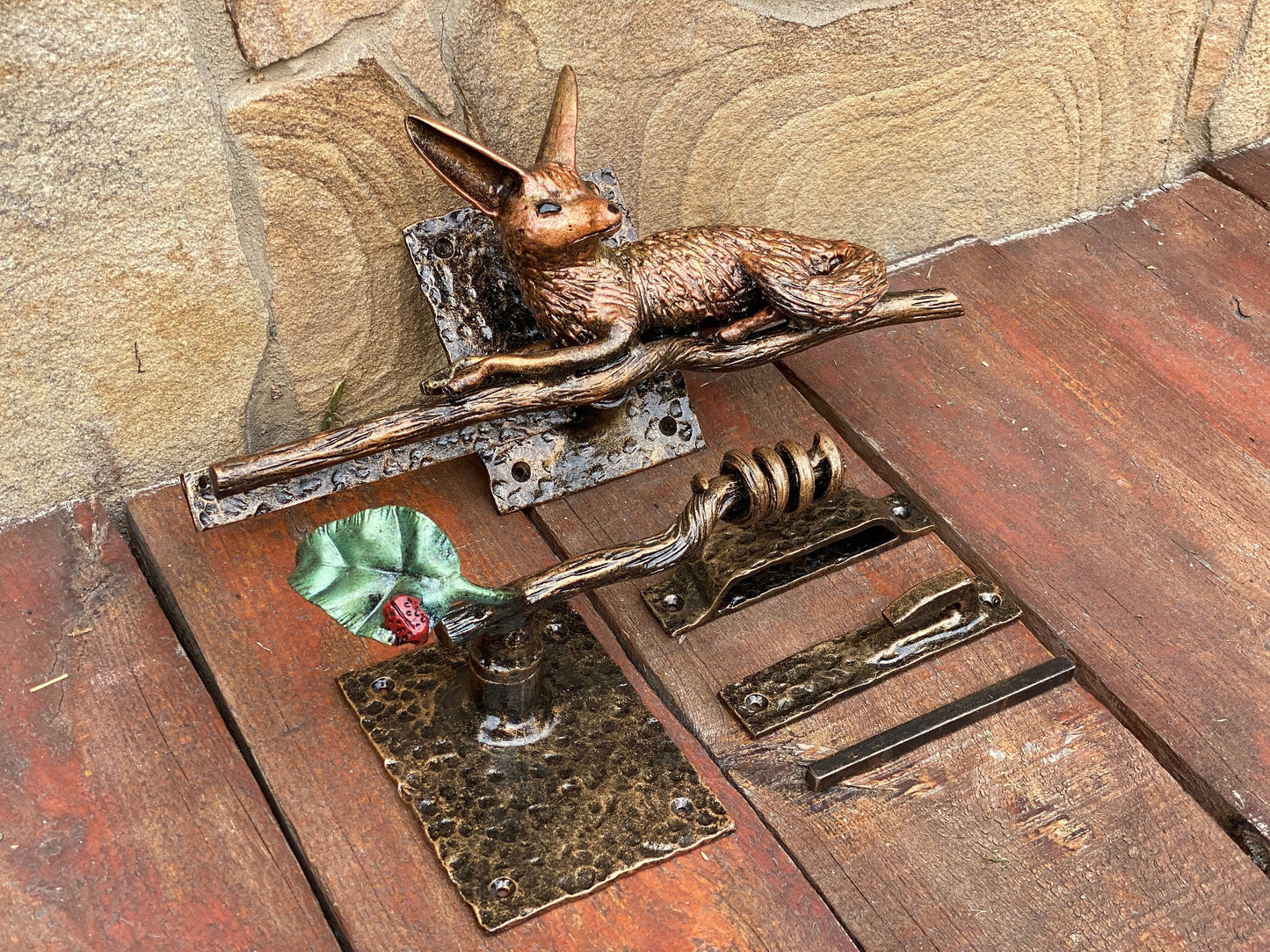 Latch, door latch, turn drop bar latch, fox, nature, birthday, door handle, gate latch, gate, door lock, Christmas, lock, forest, animal,zoo