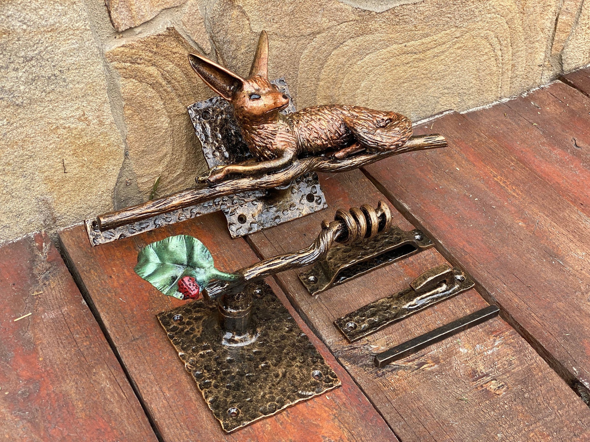 Latch, door latch, turn drop bar latch, fox, nature, birthday, door handle, gate latch, gate, door lock, Christmas, lock, forest, animal,zoo