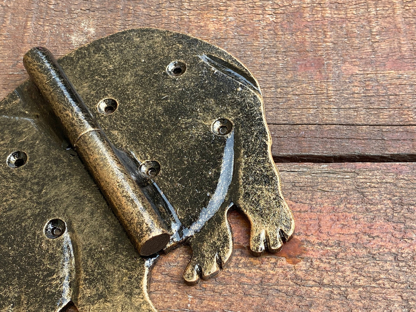 Animal hinge, strap hinge, hippo, safari, animal, hinge, door decor, gate,Christmas,DIY, birthday,anniversary,wedding,gate hinge,blacksmith