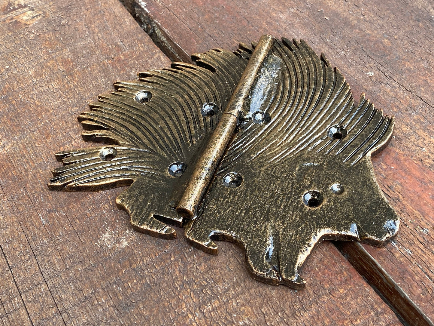 Animal hinge, strap hinges, porcupine, animal lover, hinge, door hardware, gate, Christmas, birthday,anniversary, iron gift,door hinge,bride
