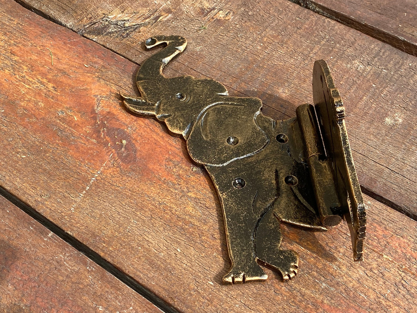 Animal hinge, strap hinges, elephant, savannah, animal, Africa, hinge, hardware, gate, Christmas, birthday, kids gift, door hinge,blacksmith
