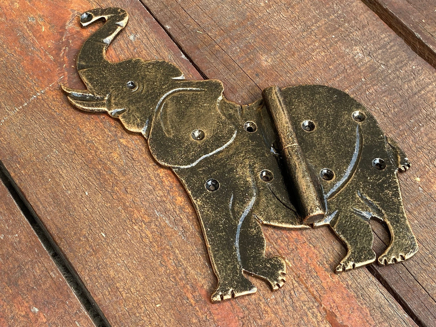 Animal hinge, strap hinges, elephant, savannah, animal, Africa, hinge, hardware, gate, Christmas, birthday, kids gift, door hinge,blacksmith