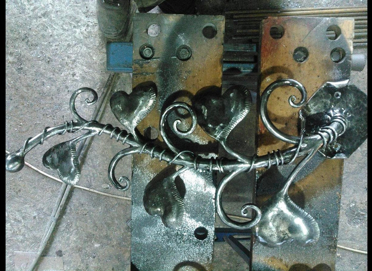 Hook, key holder, 6th anniversary, wedding, Christmas, heart, birthday, anniversary, towel holder, key hook, key, iron gift, newlywed, bride