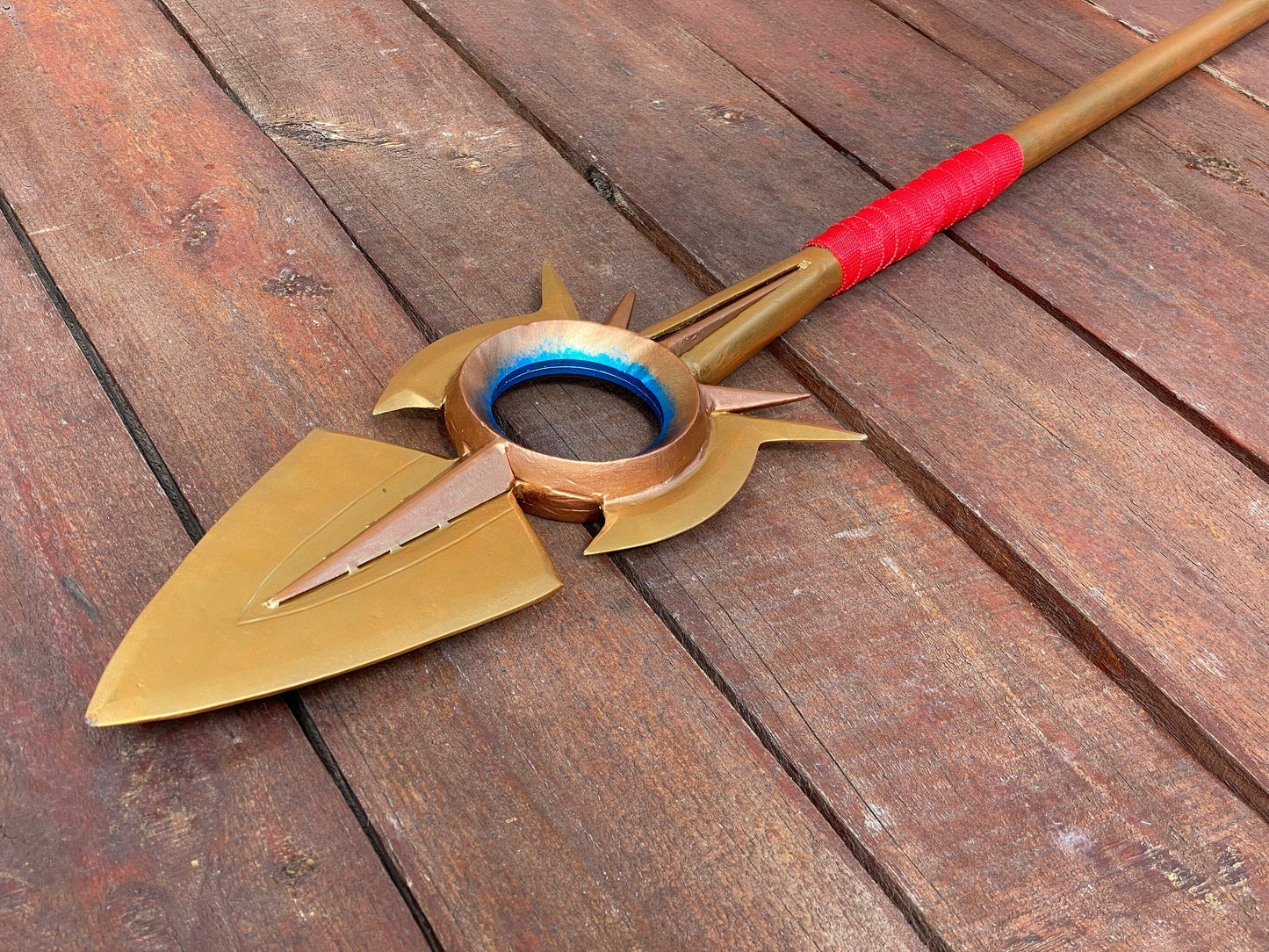 Cosplay spear, spear, viking spear, medieval, birthday, gamer gift, Christmas, cosplay, steel gift, anniversary, personalized gift, trident
