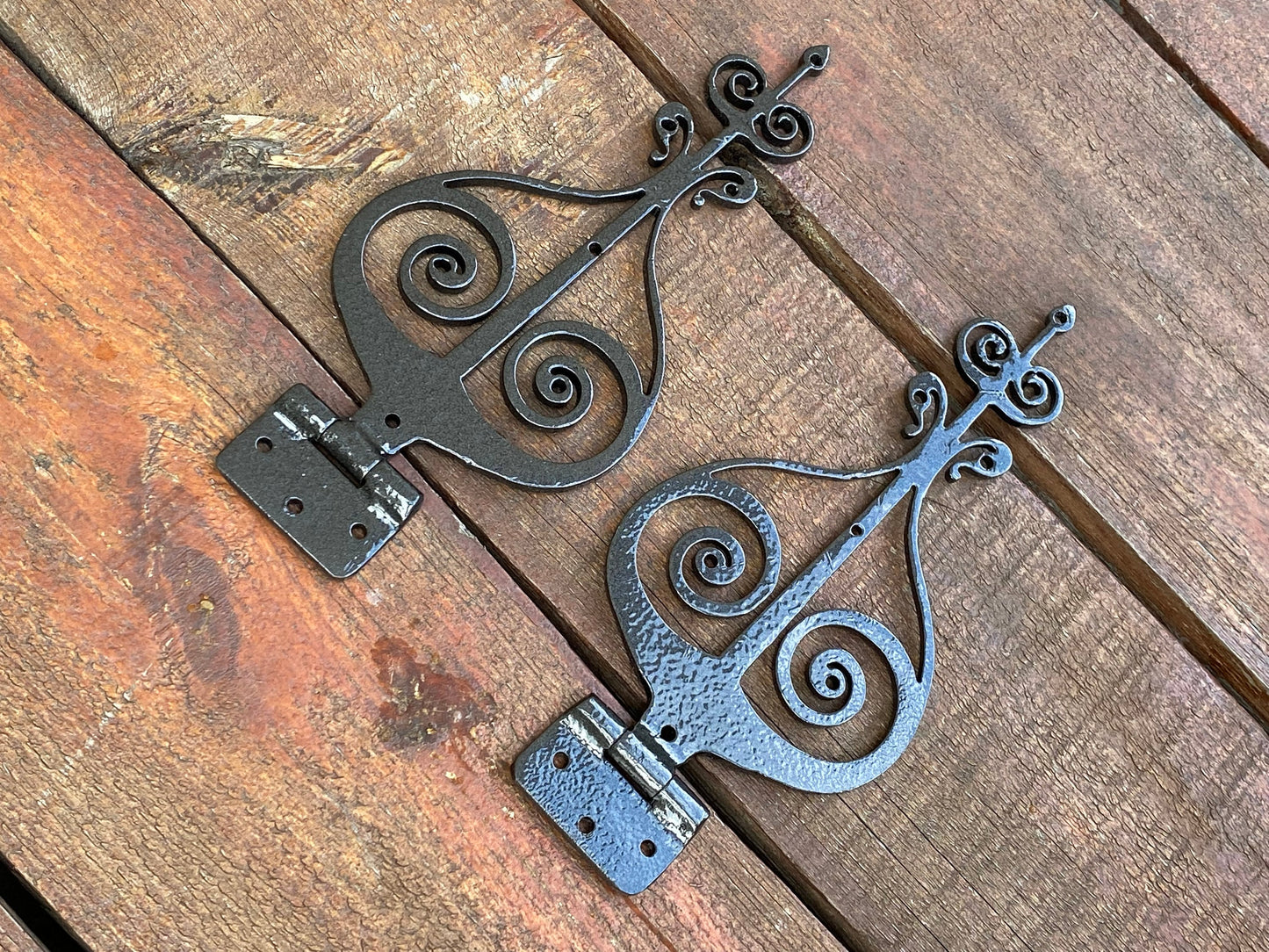 Hinges, strap hinge, viking, gate hinge, Christmas, birthday, door handle, medieval, antique, anniversary, door, DIY, hardware, iron gift