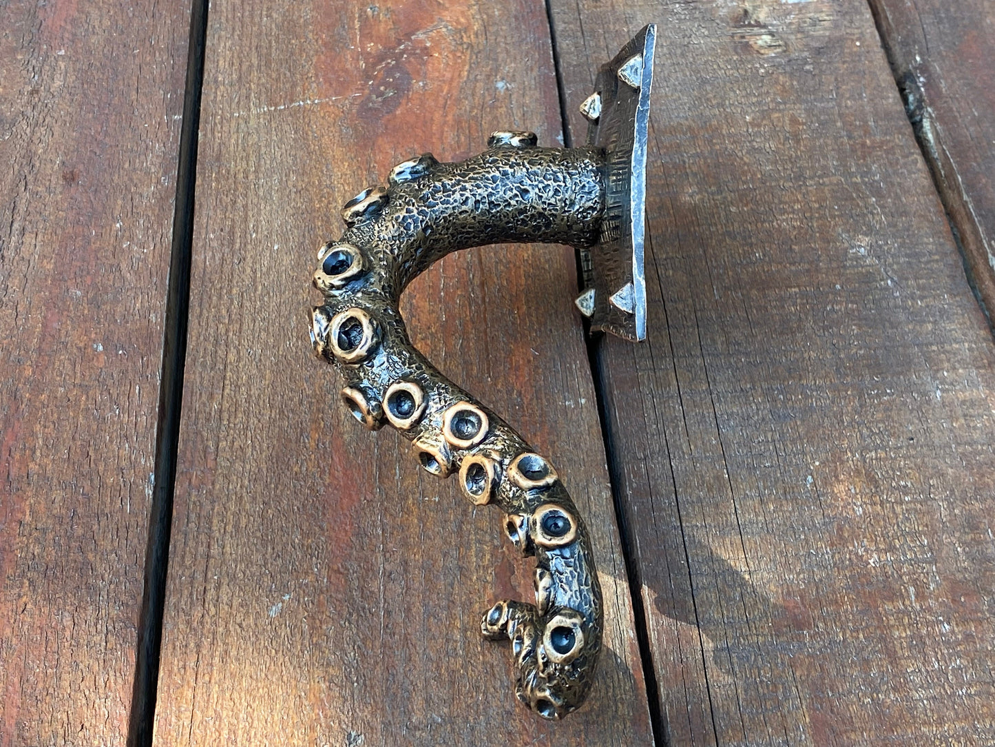 Octopus door handle, coastal decor, door handle, nautical gift, tentacle, ocean world, sea, pirate, underwater world, cartoon, children room