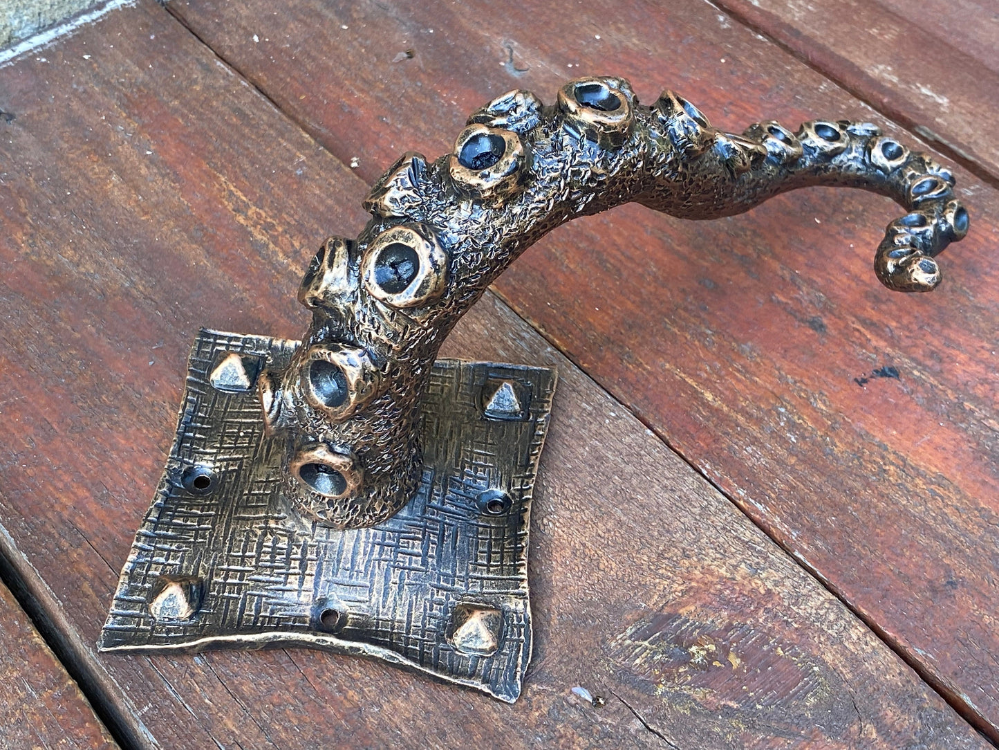 Octopus door handle, coastal decor, door handle, nautical gift, tentacle, ocean world, sea, pirate, underwater world, cartoon, children room