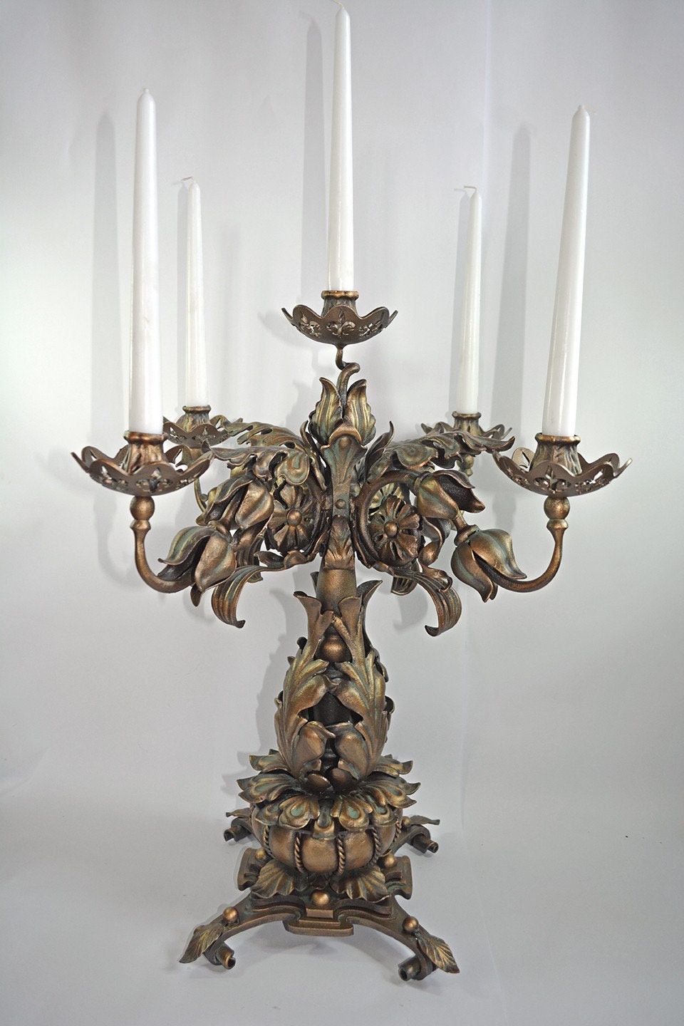 6th anniversary gift, candle holder, iron gift, steel anniversary, candlestick holder, wedding anniversary, Christmas, birthday, Mothers Day