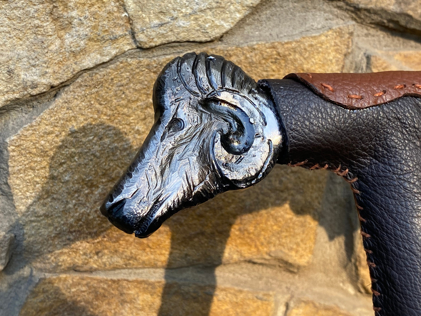 Walking cane, ram, walking stick, cane, stick, birthday, Christmas, anniversary, Fathers Day, retirement, pension, personalized gift, animal