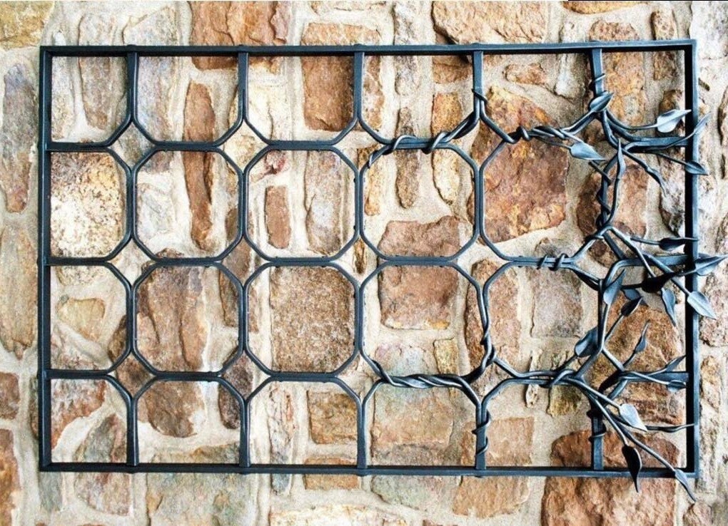 Garden gate, gate, balcony, yard, Christmas, pet gate, terrace, window grille, door grille, speakeasy, blacksmith, forgedcommodities, door