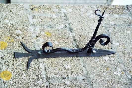 Bracket, medieval, hand forged bracket, wall sconce, candle holder, plant hanger, hook, wall hook, plant wall hook, plaque holder, antique