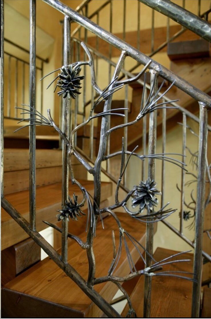 Stair railing, balcony railing, terrace railing, privacy screen, railing, handrail, renovation, forest, window grille, door grille,Christmas