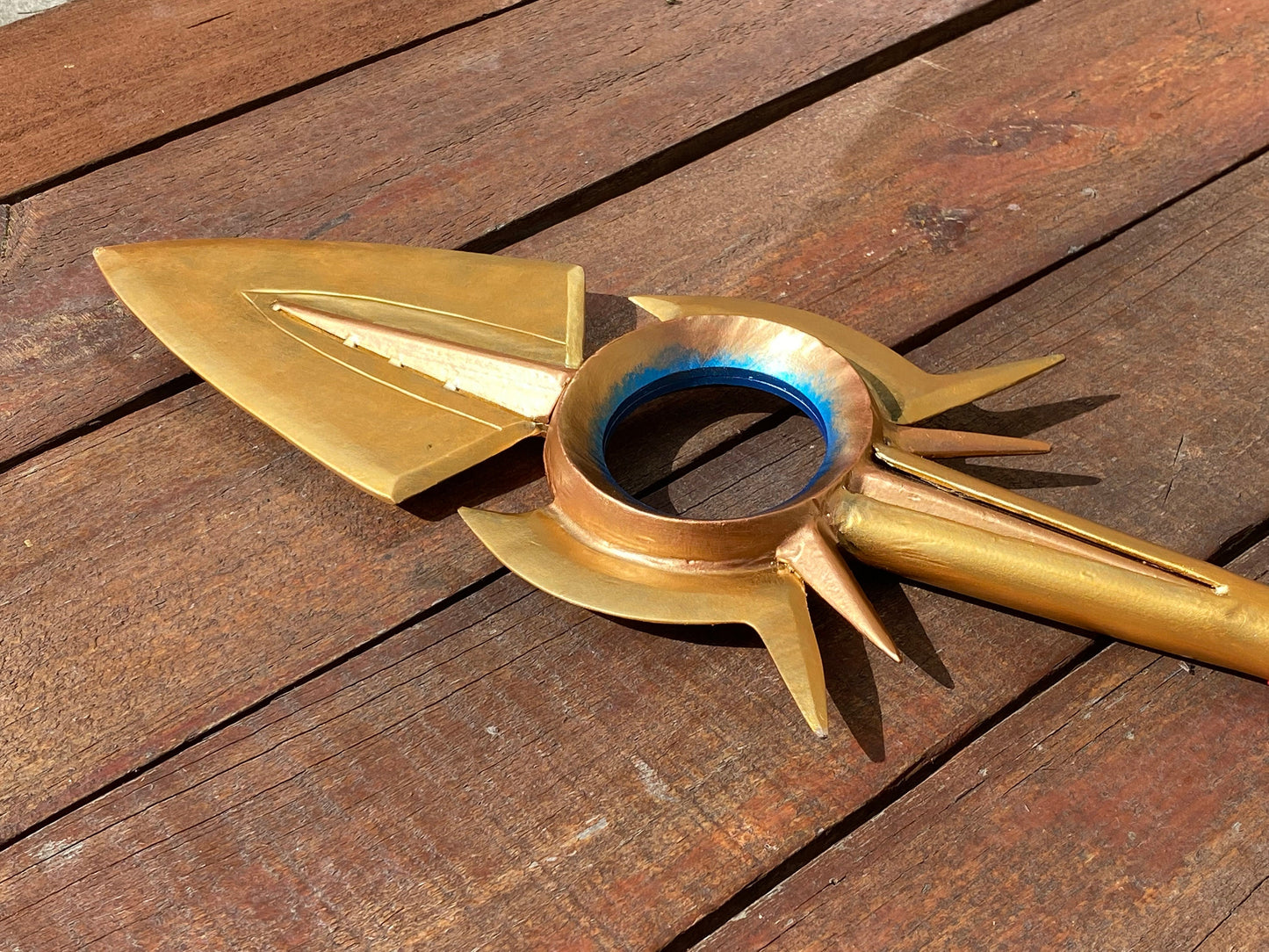 Cosplay spear, spear, viking spear, medieval, birthday, gamer gift, Christmas, cosplay, steel gift, anniversary, personalized gift, trident