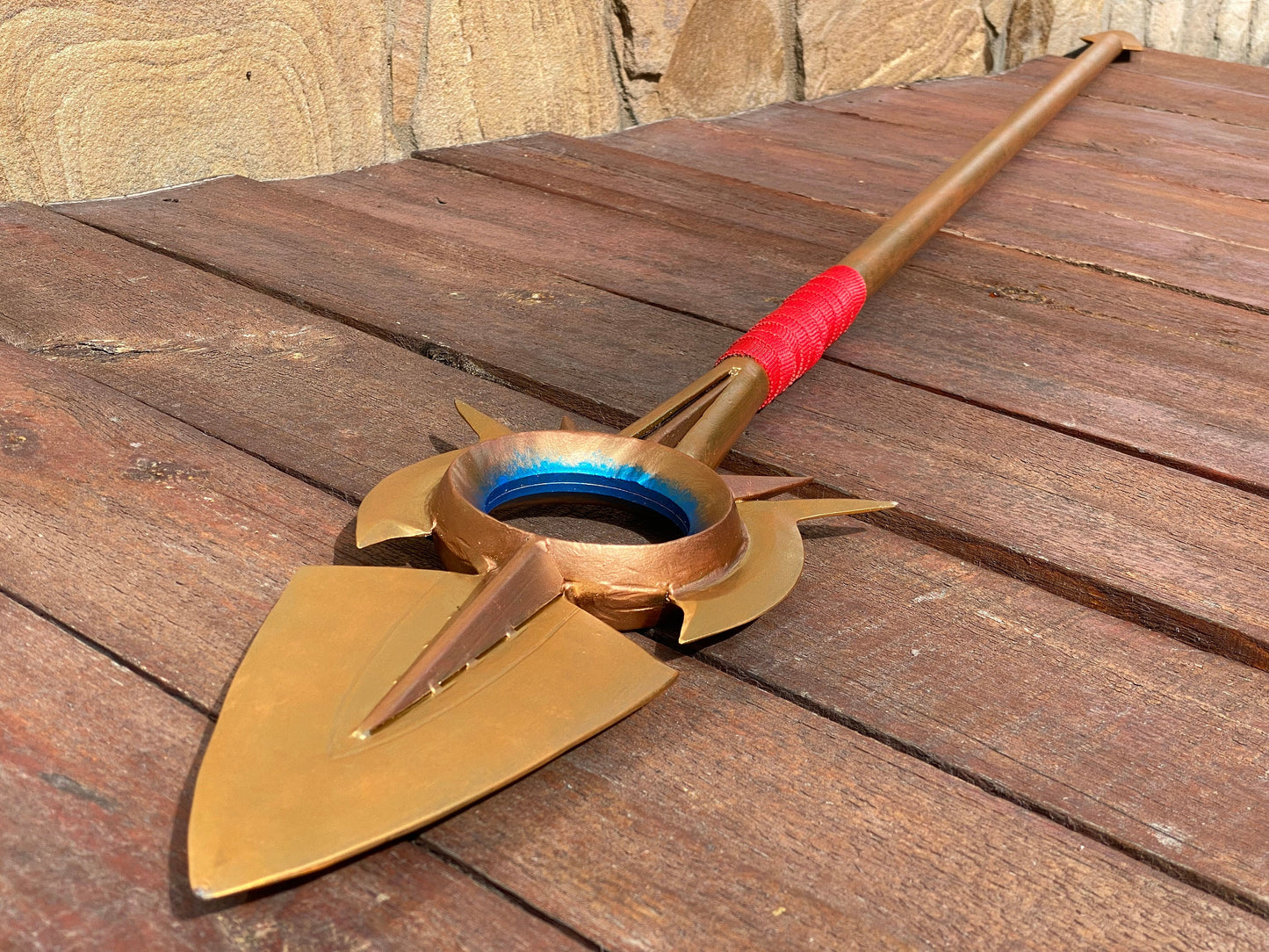 Cosplay spear, spear, viking spear, medieval, birthday, gamer gift, Christmas, cosplay, steel gift, anniversary, personalized gift, trident