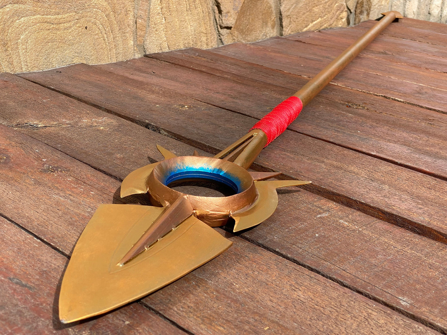 Cosplay spear, spear, viking spear, medieval, birthday, gamer gift, Christmas, cosplay, steel gift, anniversary, personalized gift, trident