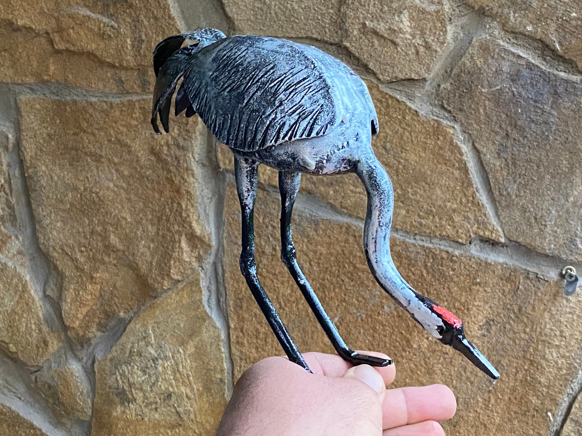 Crane, bird, wild nature, party, birthday, anniversary, Mothers Day, personalized gift, animal, heron, swan, needle felted bird, wedding