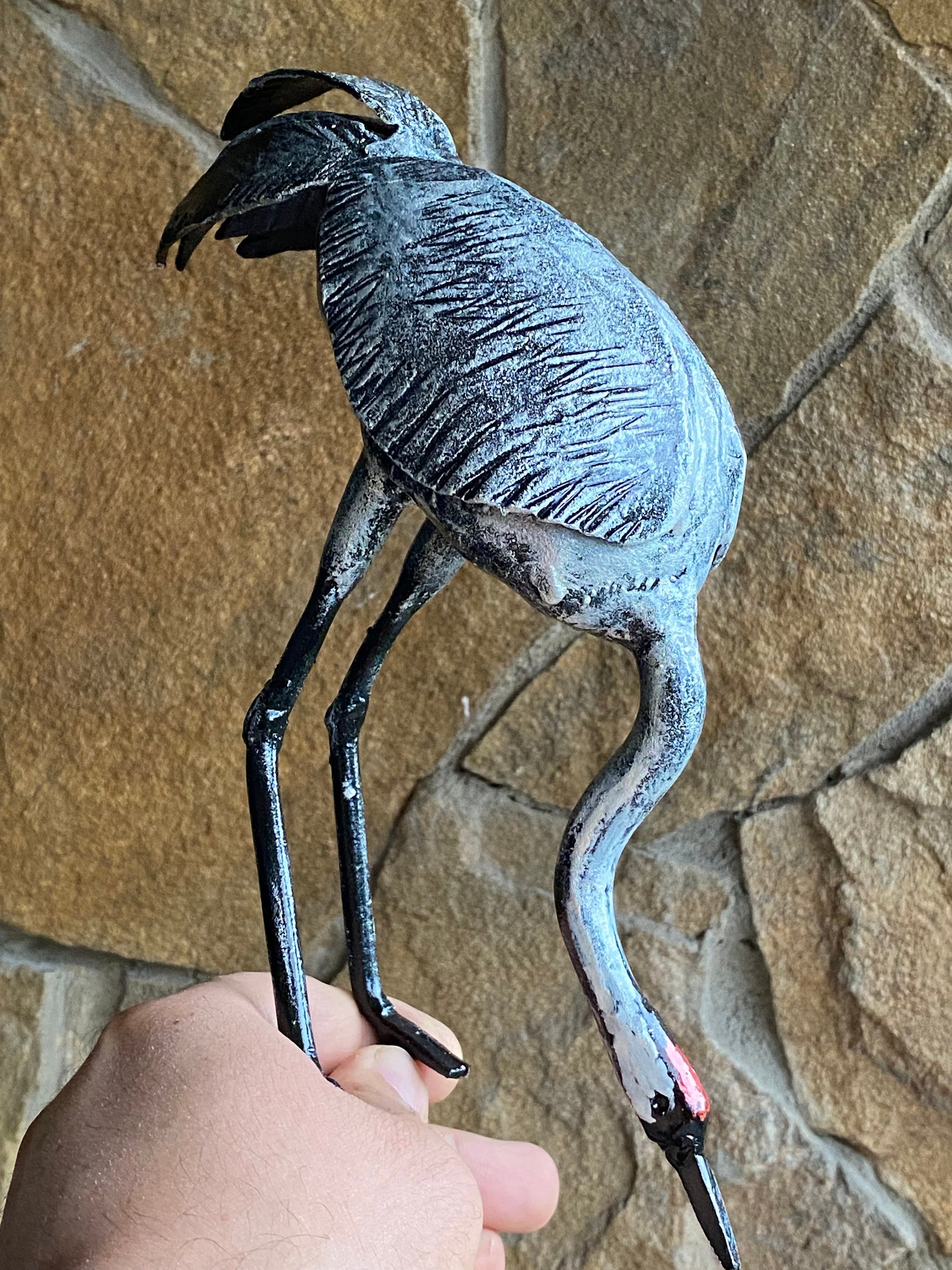 Crane, bird, wild nature, party, birthday, anniversary, Mothers Day, personalized gift, animal, heron, swan, needle felted bird, wedding