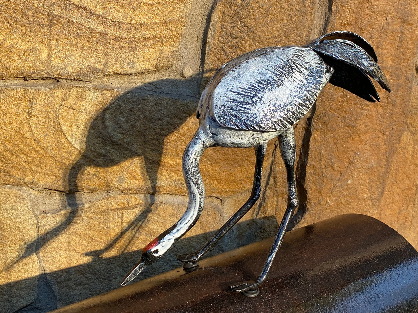 Crane, bird, wild nature, party, birthday, anniversary, Mothers Day, personalized gift, animal, heron, swan, needle felted bird, wedding