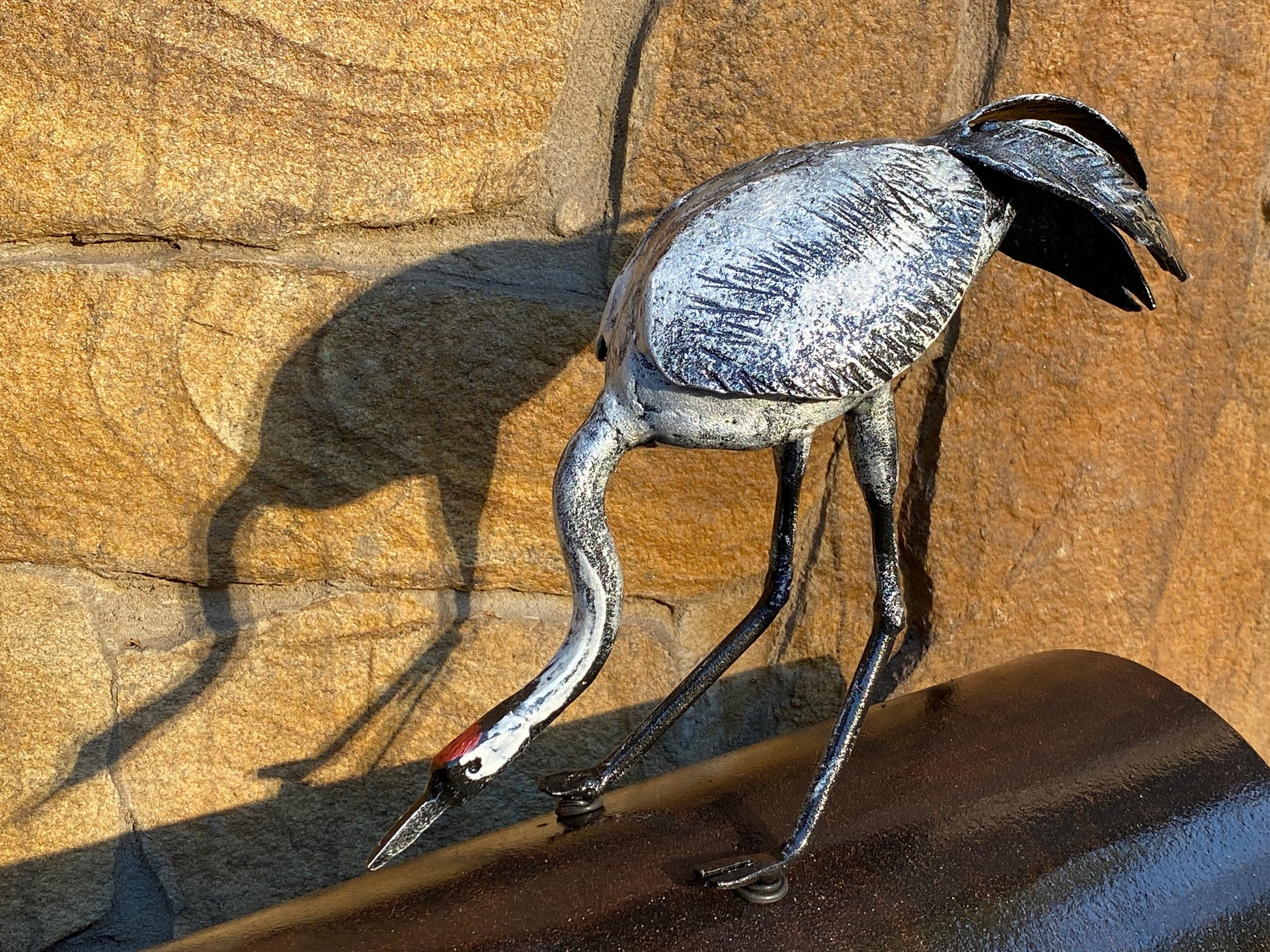 Crane, bird, wild nature, party, birthday, anniversary, Mothers Day, personalized gift, animal, heron, swan, needle felted bird, wedding