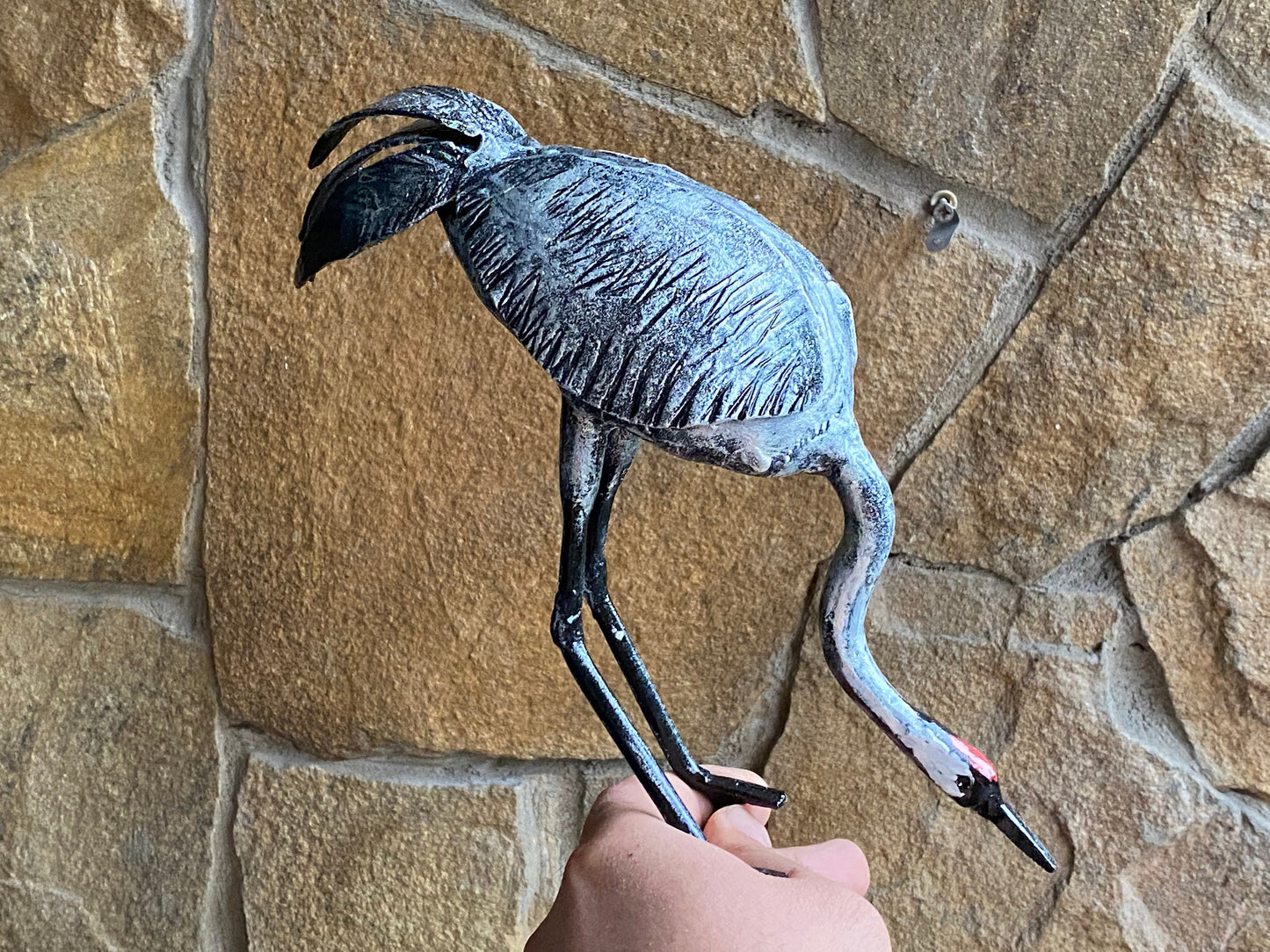Crane, bird, wild nature, party, birthday, anniversary, Mothers Day, personalized gift, animal, heron, swan, needle felted bird, wedding