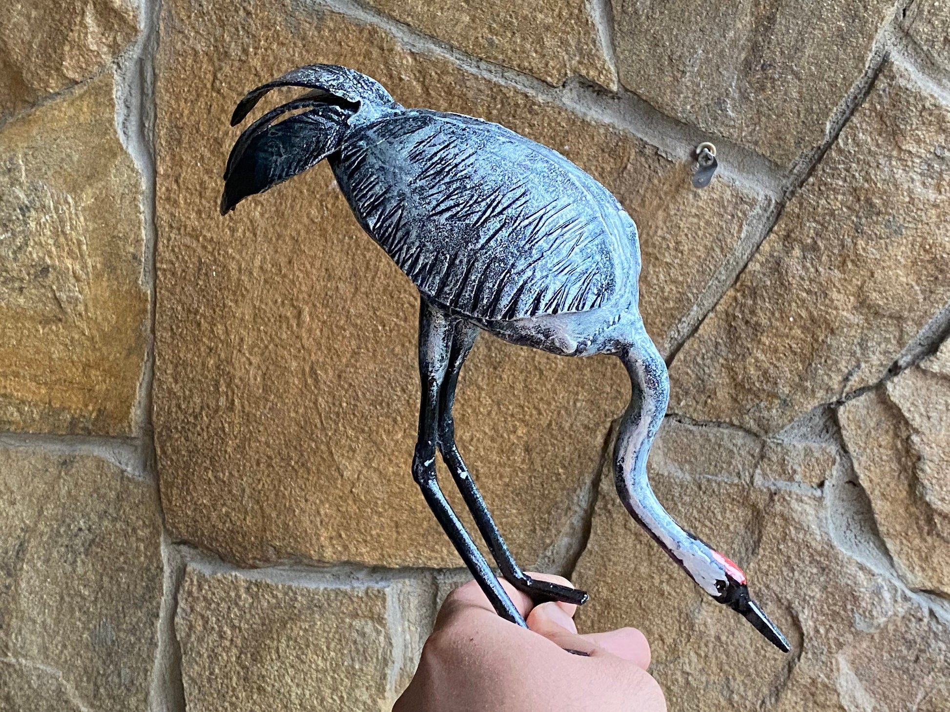 Crane, bird, wild nature, party, birthday, anniversary, Mothers Day, personalized gift, animal, heron, swan, needle felted bird, wedding