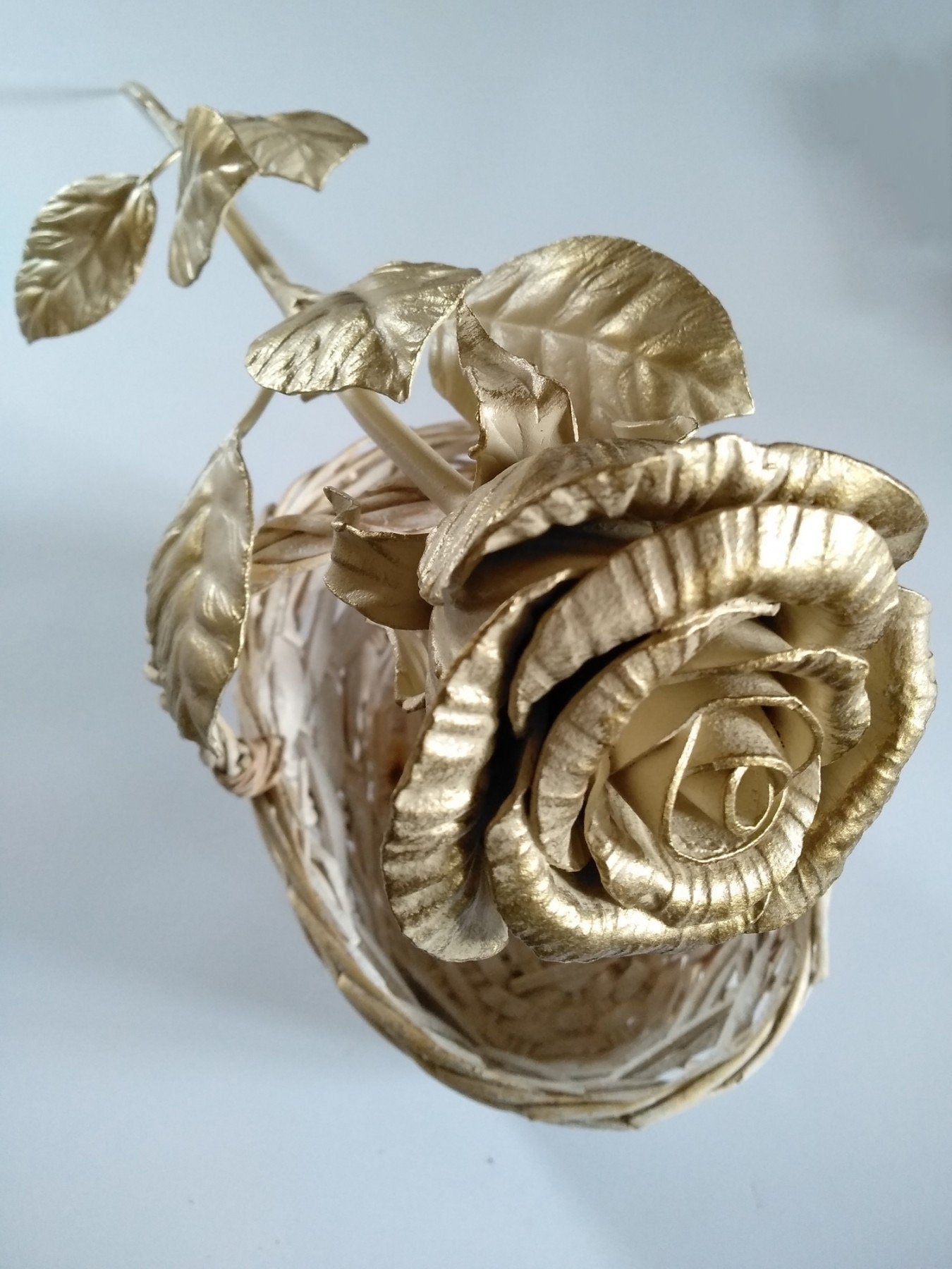 Iron rose, steel rose, metal rose, hand forged rose, flower, bouquet, iron gift, iron anniversary, steel anniversary, floral decor, wedding